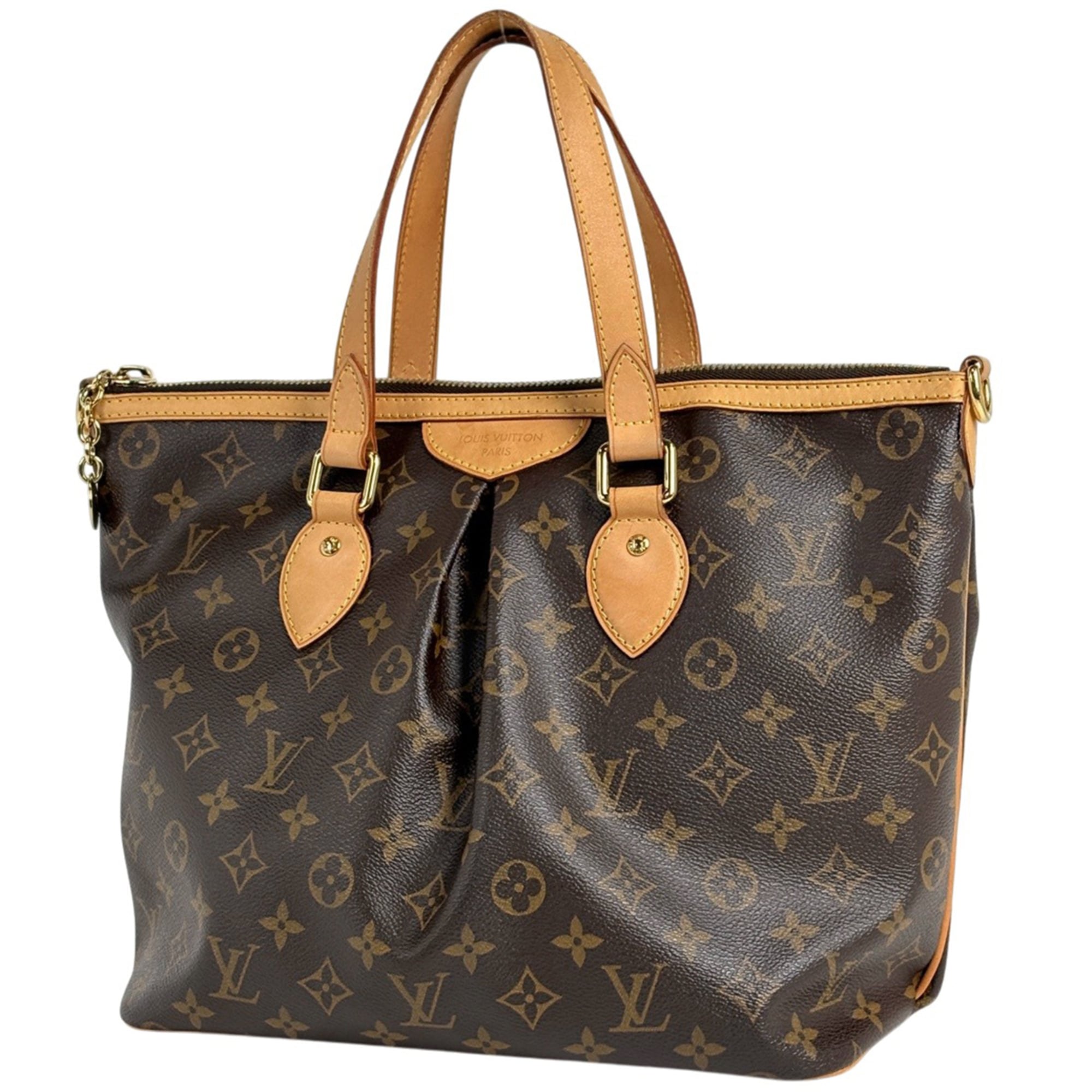 Louis Vuitton Brown Monogram Handbag Tote Bag (Pre-Owned)