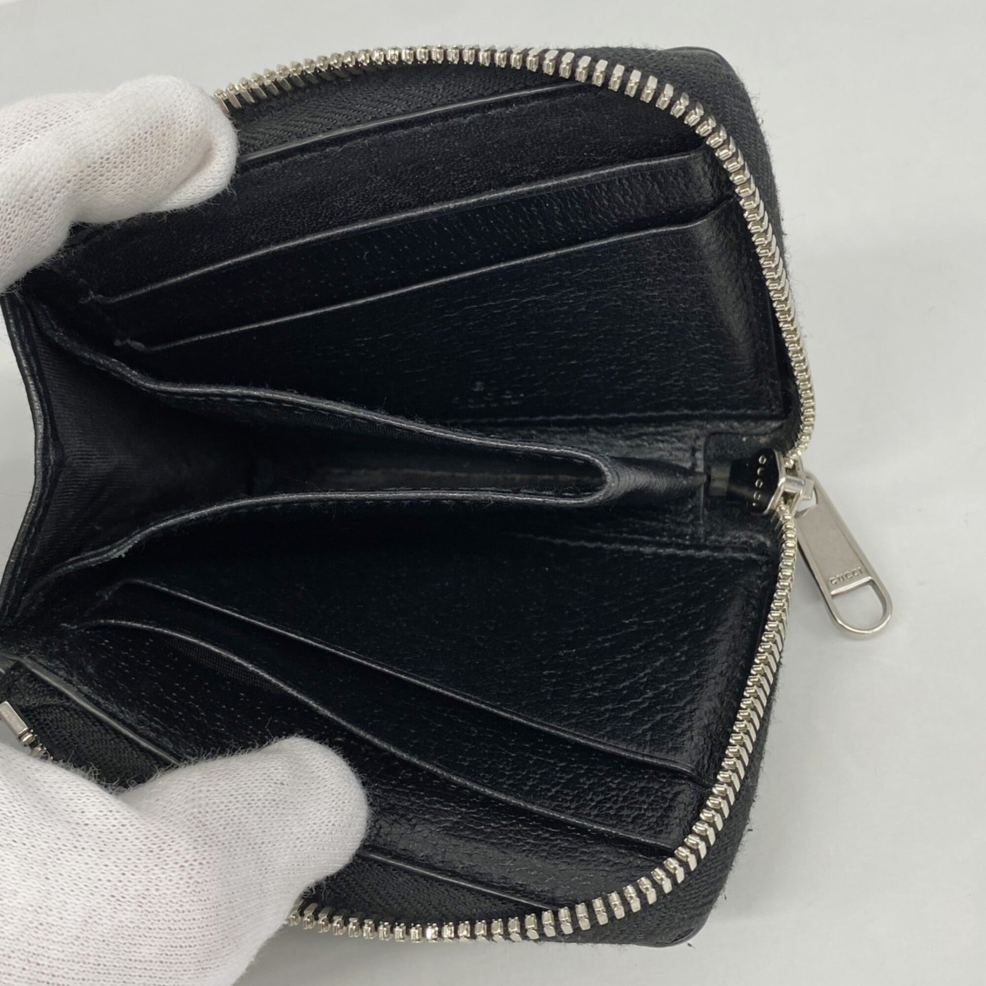 Gucci Black Canvas Wallet (Bi-Fold) (Pre-Owned)