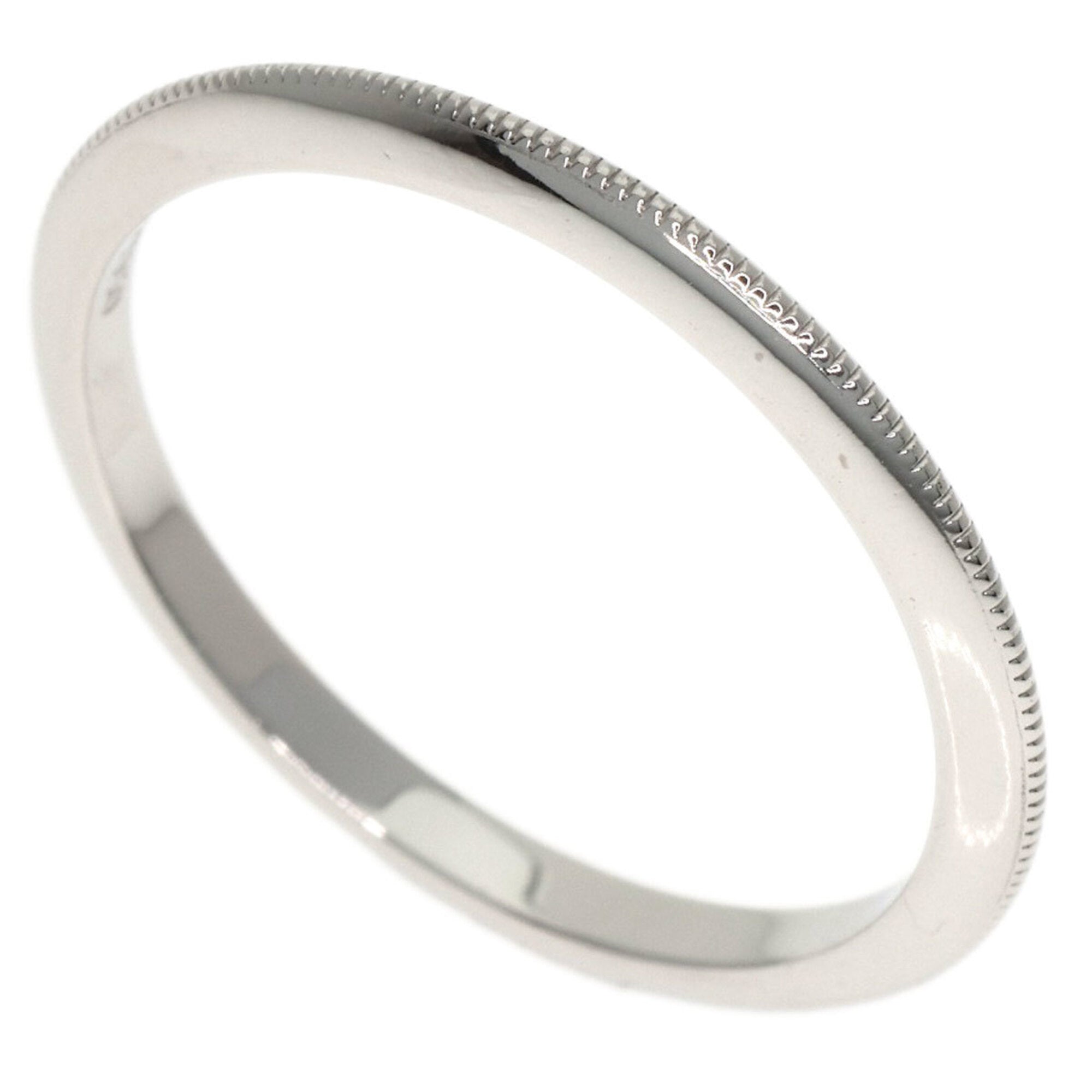 Tiffany Platinum Platinum 950 Band Ring (Pre-Owned)
