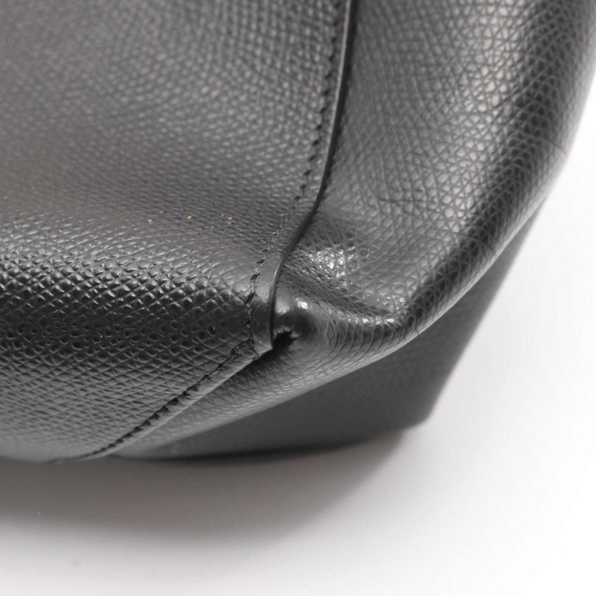 Celine Black White Leather Handbag Tote Bag (Pre-Owned)