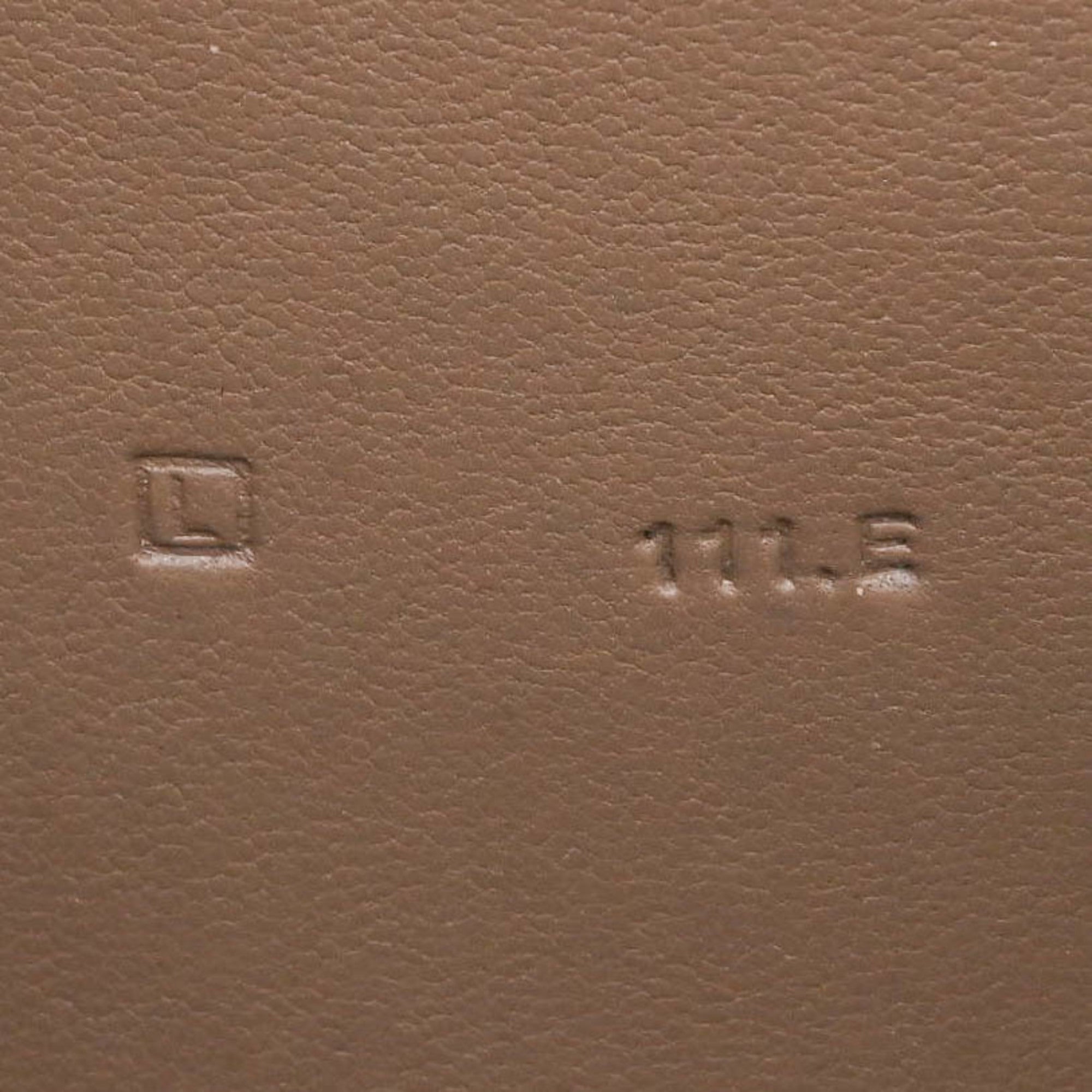 Hermes Dogon Duo Etoupe Gray Grayish Togo Leather Long Wallet (Bi-Fold) (Pre-Owned)