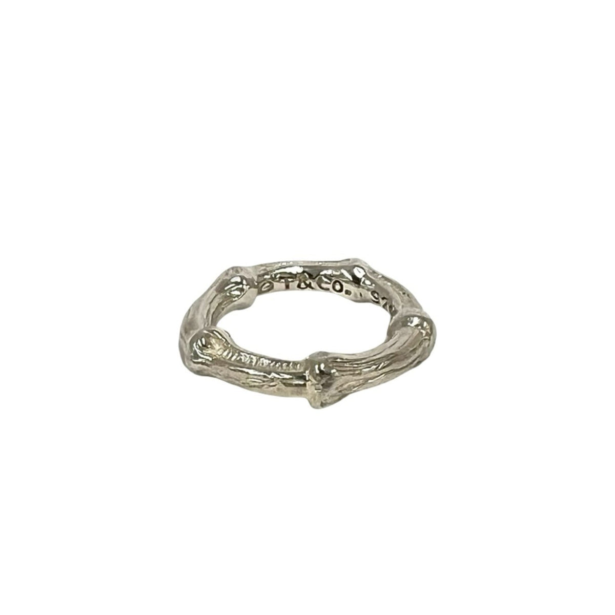 Tiffany Silver Silver 925 Band Ring (Pre-Owned)