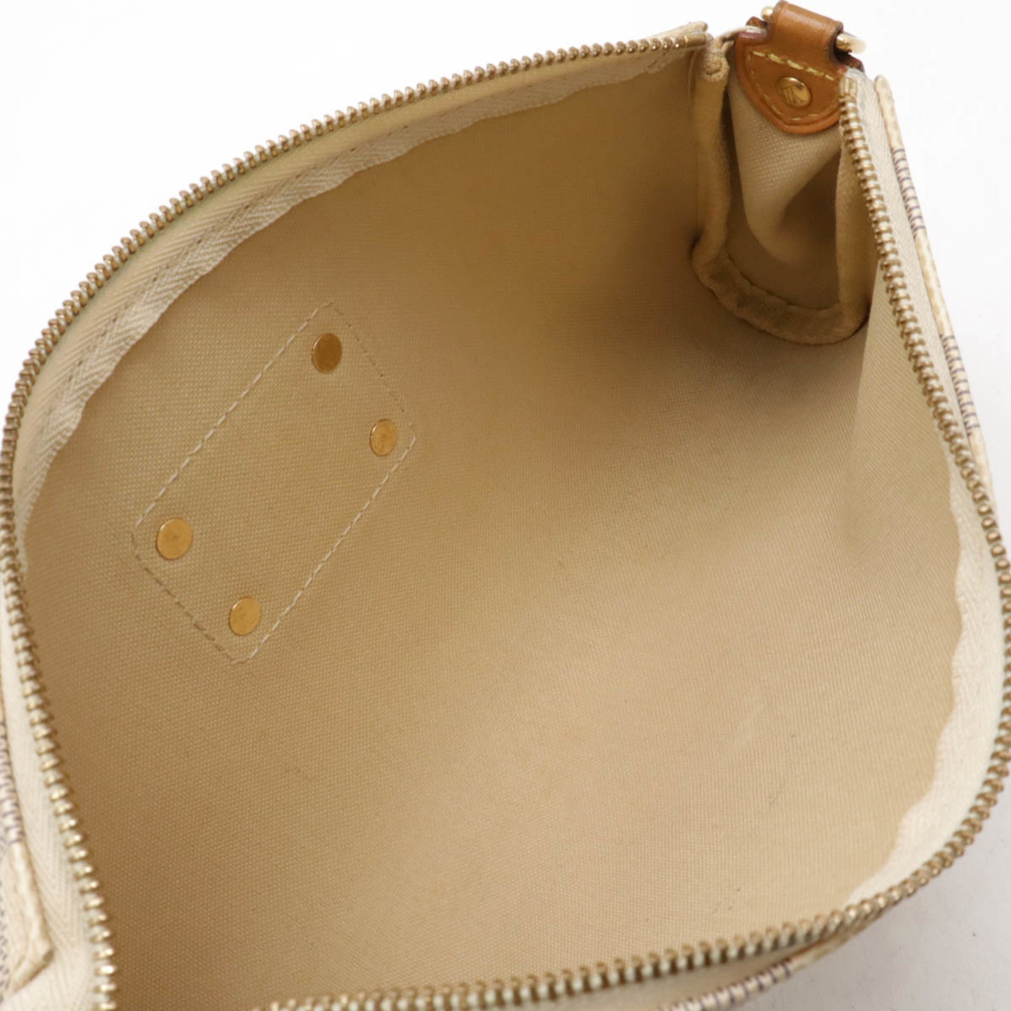 Louis Vuitton Damier Azur Ivory Pvc Shoulder Bag (Pre-Owned)