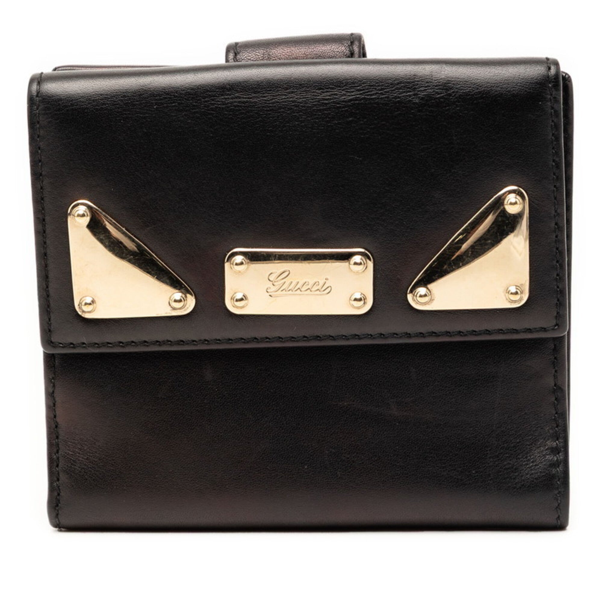 Gucci Black Leather Wallet (Bi-Fold) (Pre-Owned)