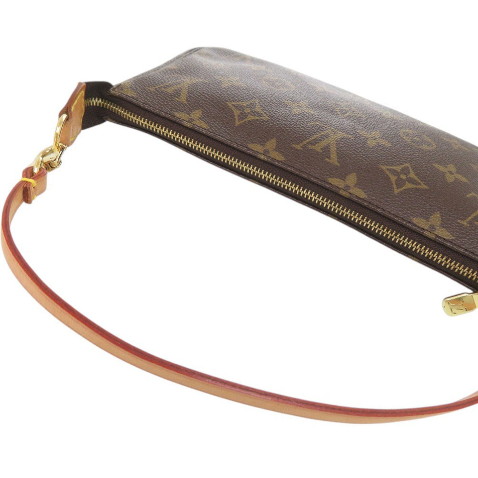 Louis Vuitton Brown Monogram Monogram Handbag Pochette (Pre-Owned)