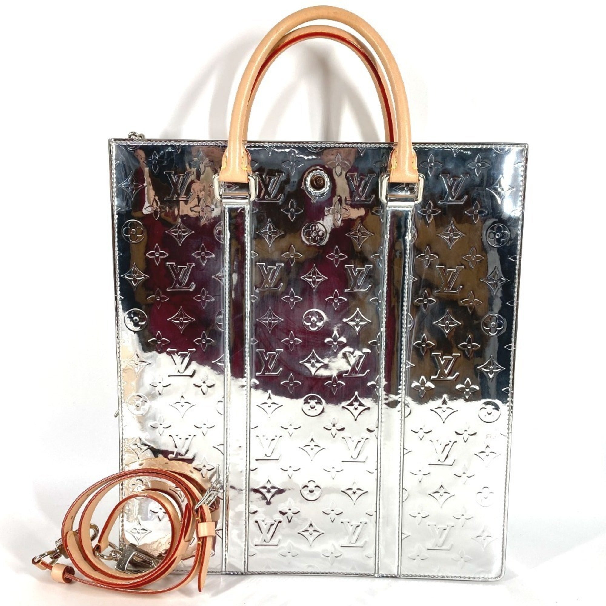 Louis Vuitton Monogram Leather Handbag Shoulder Bag Tote Bag (Pre-Owned)