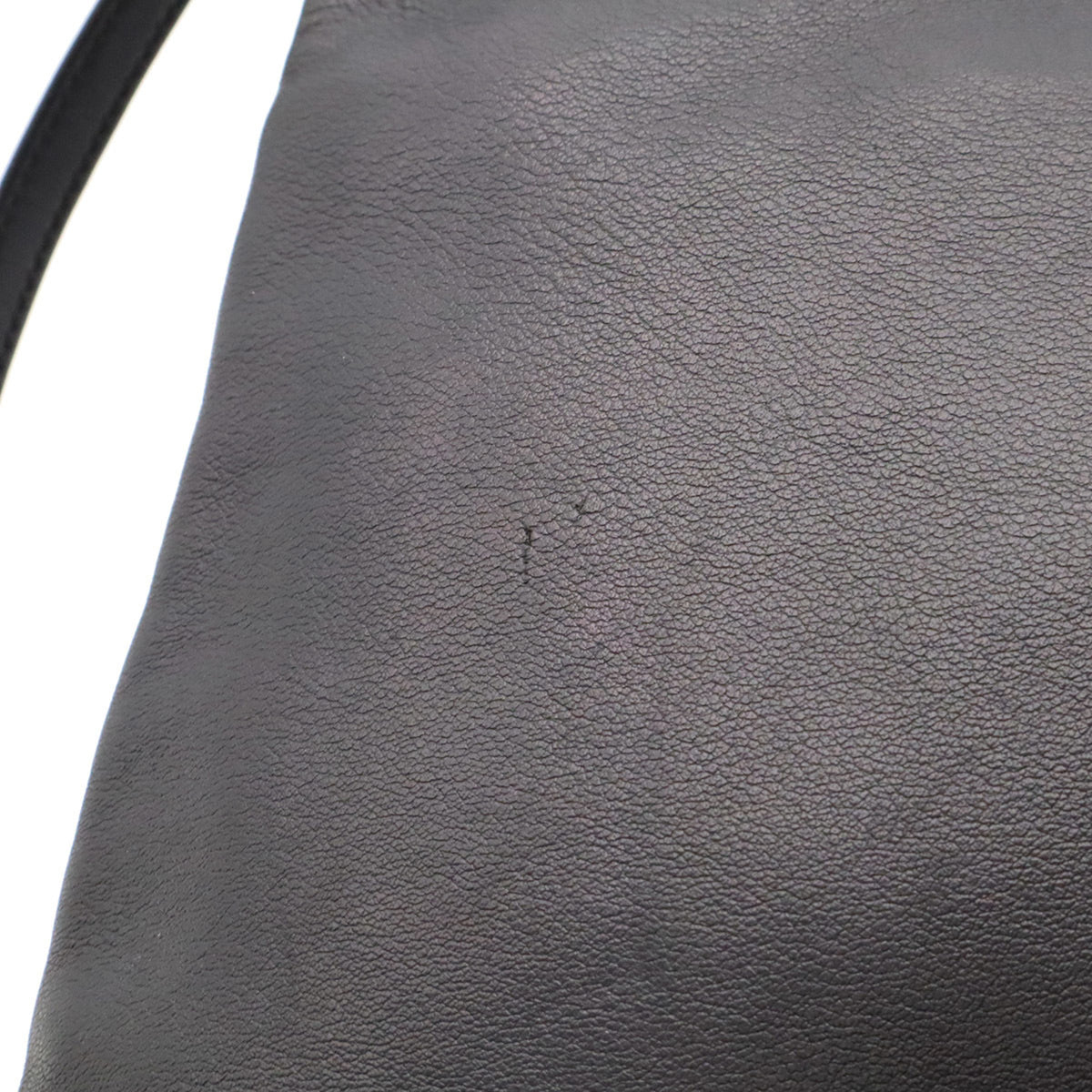 Loewe Black Leather Pochette Shoulder Bag (Pre-Owned)