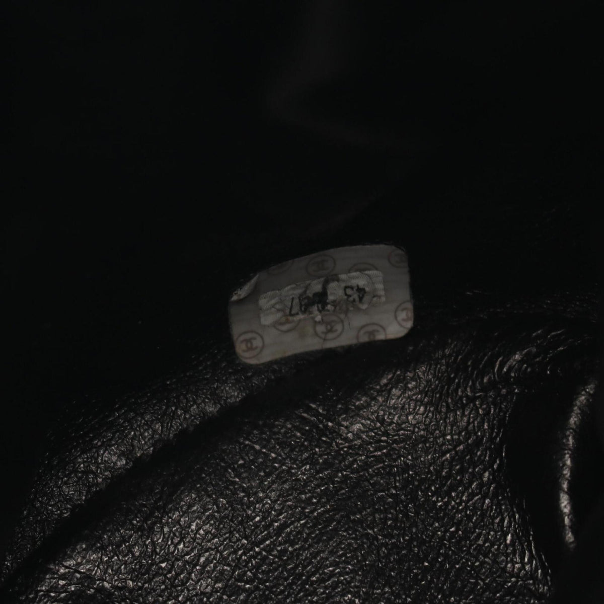 Chanel Black Leather Backpack Handbag (Pre-Owned)