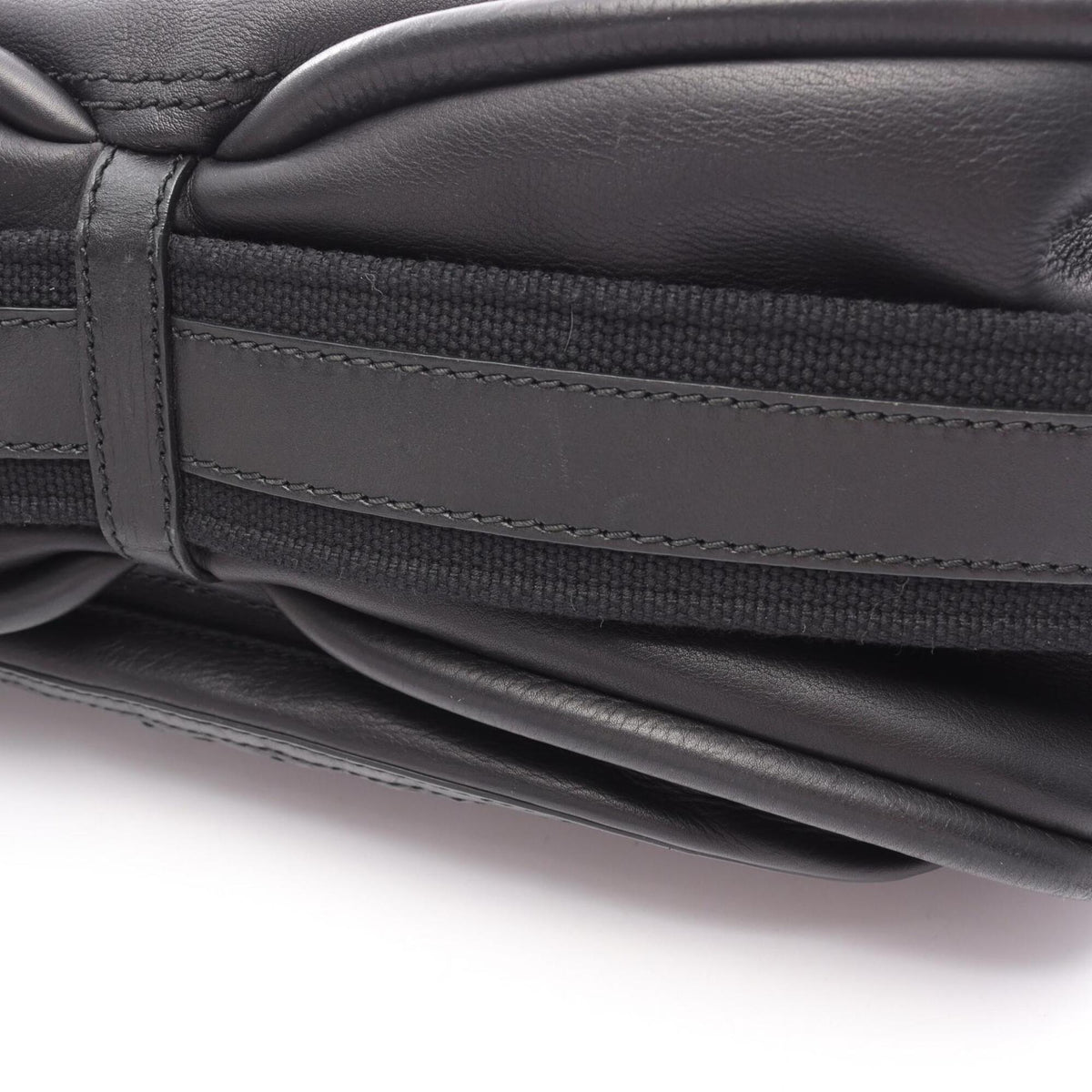 Christian Dior Black Leather Handbag Shoulder Bag (Pre-Owned)
