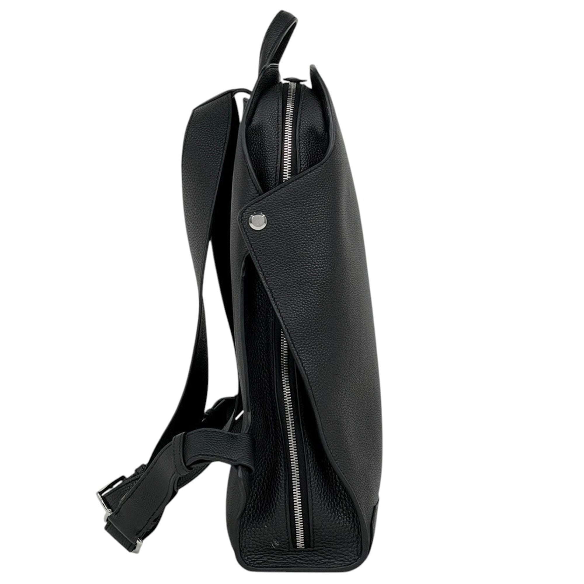 Hermes Black Togo Leather Backpack (Pre-Owned)