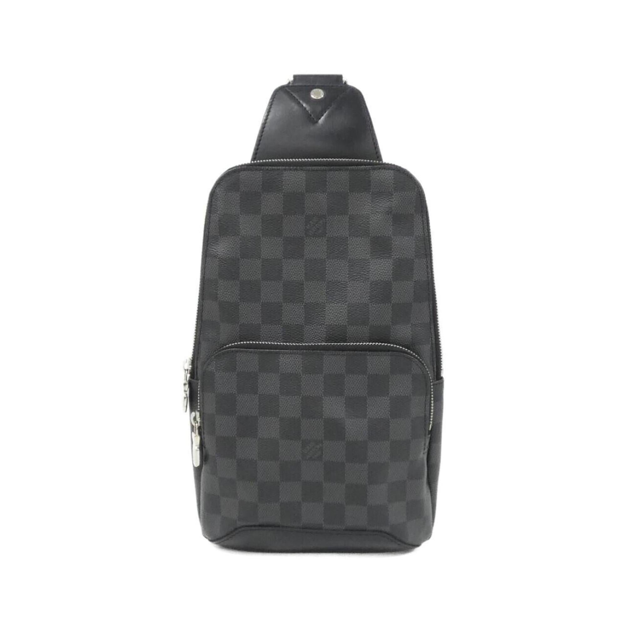 Louis Vuitton Graphite Coated Canvas Shoulder Bag (Pre-Owned)