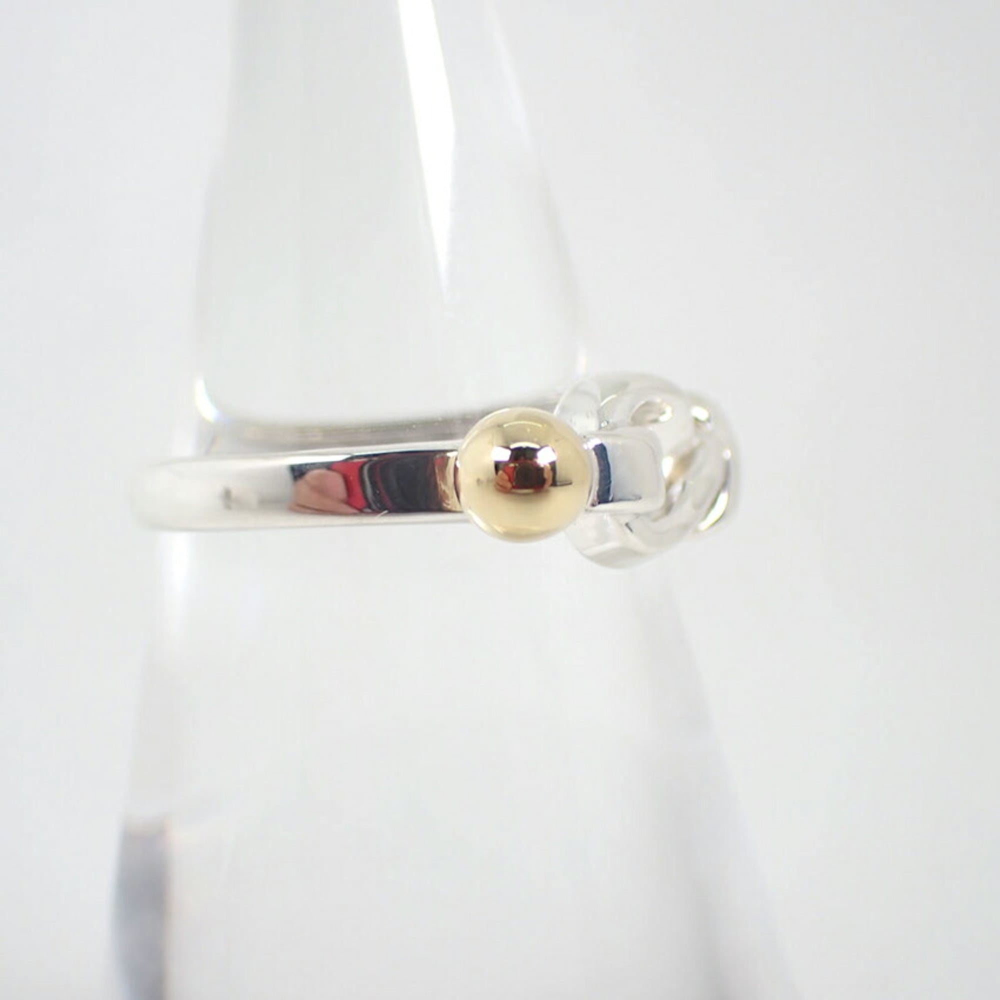Tiffany Yellow Gold (18K) Sterling Silver 925 Band Ring (Pre-Owned)