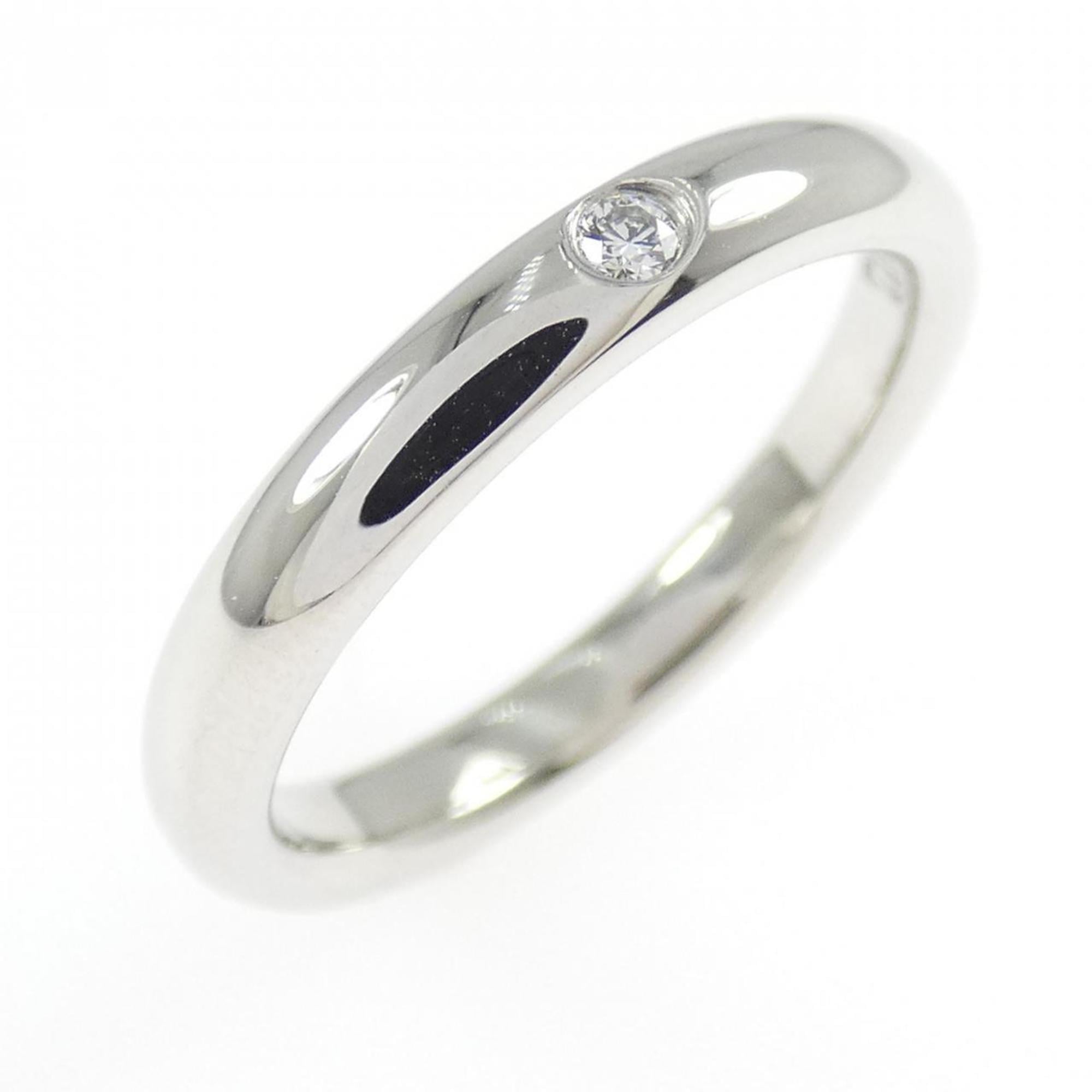 Tiffany Platinum Platinum 950 Band Ring (Pre-Owned)