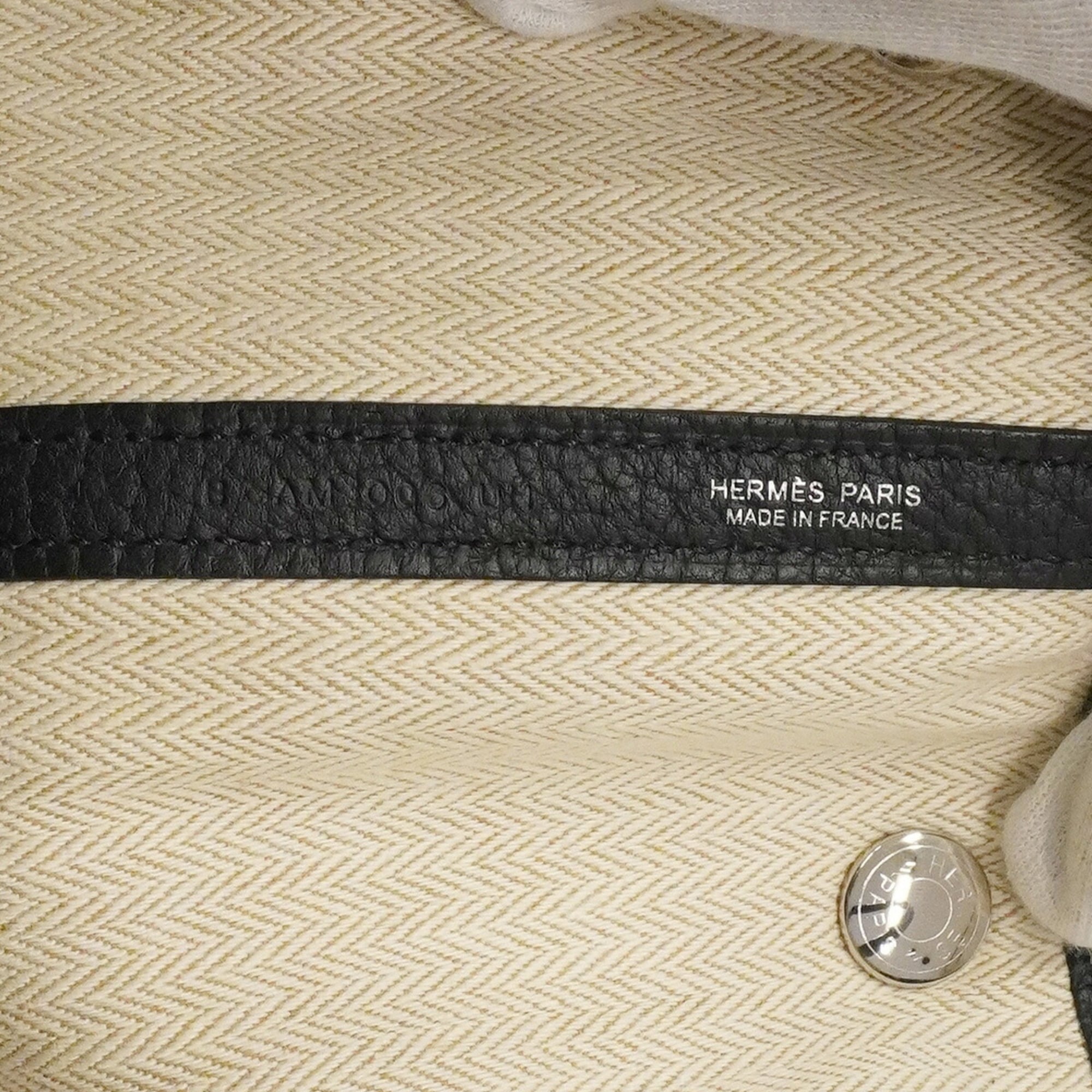 Hermes Blue Nuit Negonda Leather Tote Bag (Pre-Owned)
