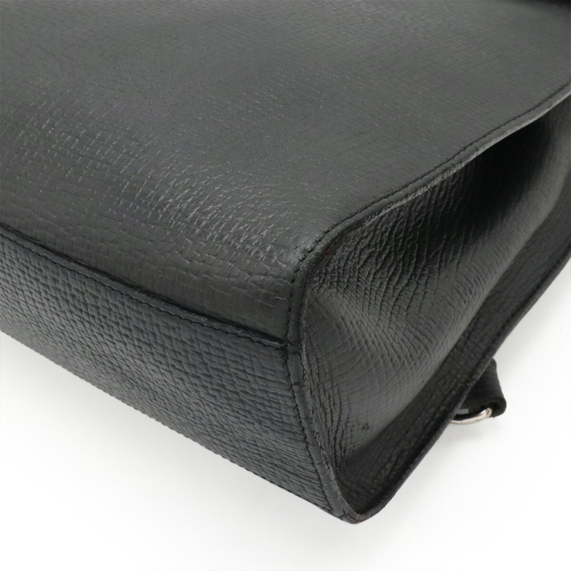 Loewe Black Leather Backpack (Pre-Owned)