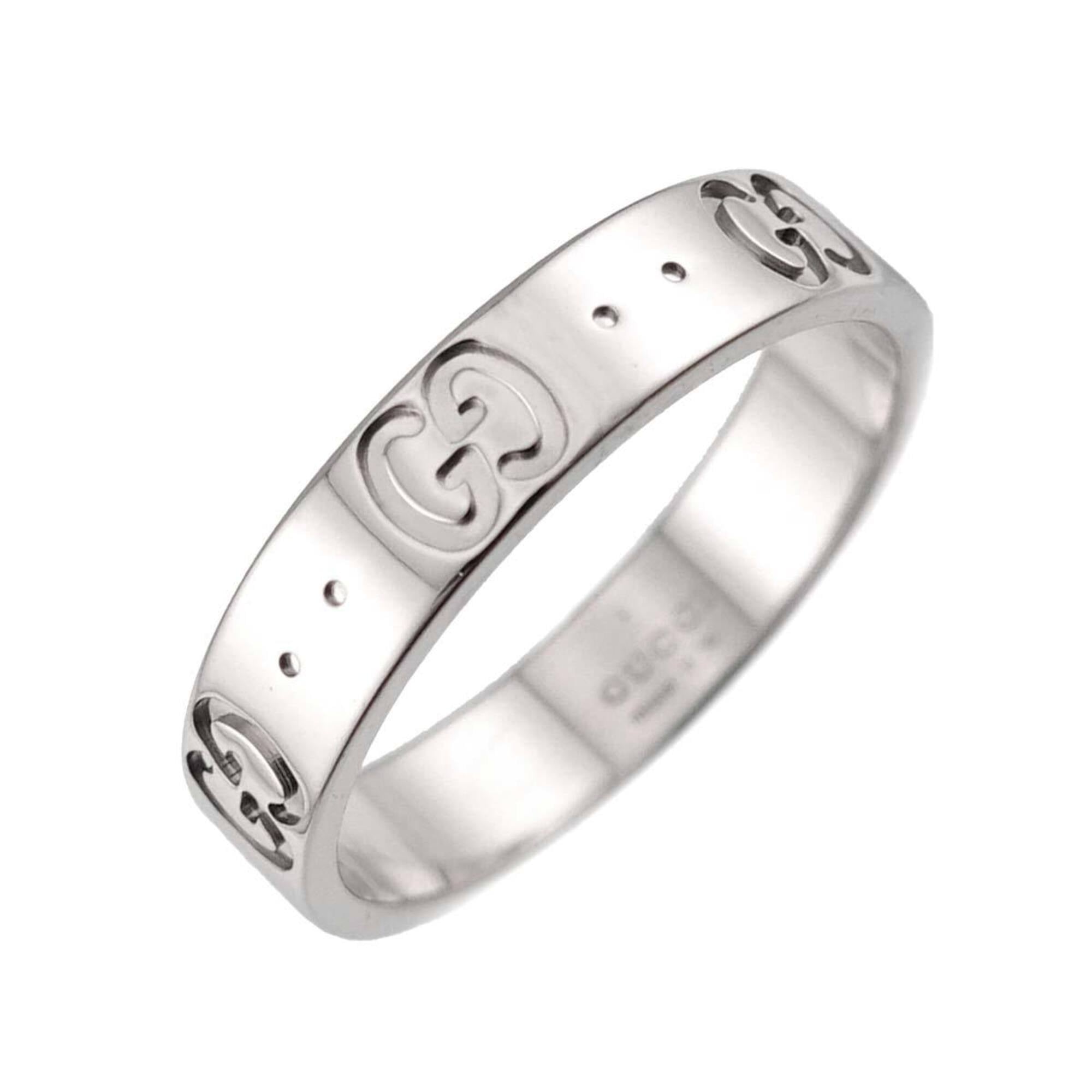 Gucci White Gold (18K) Band Ring (Pre-Owned)