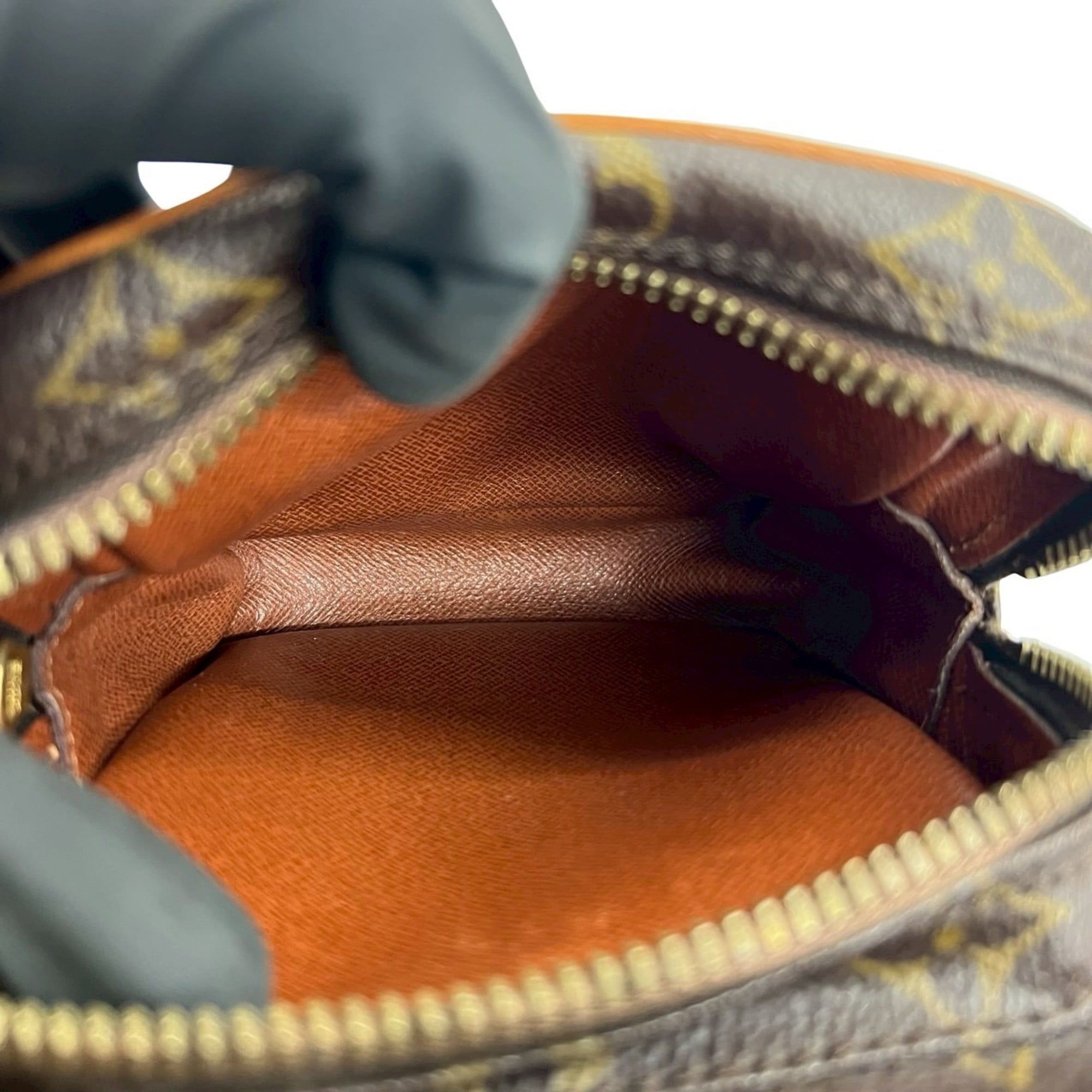 Louis Vuitton Brown Leather Pvc Pochette Shoulder Bag (Pre-Owned)
