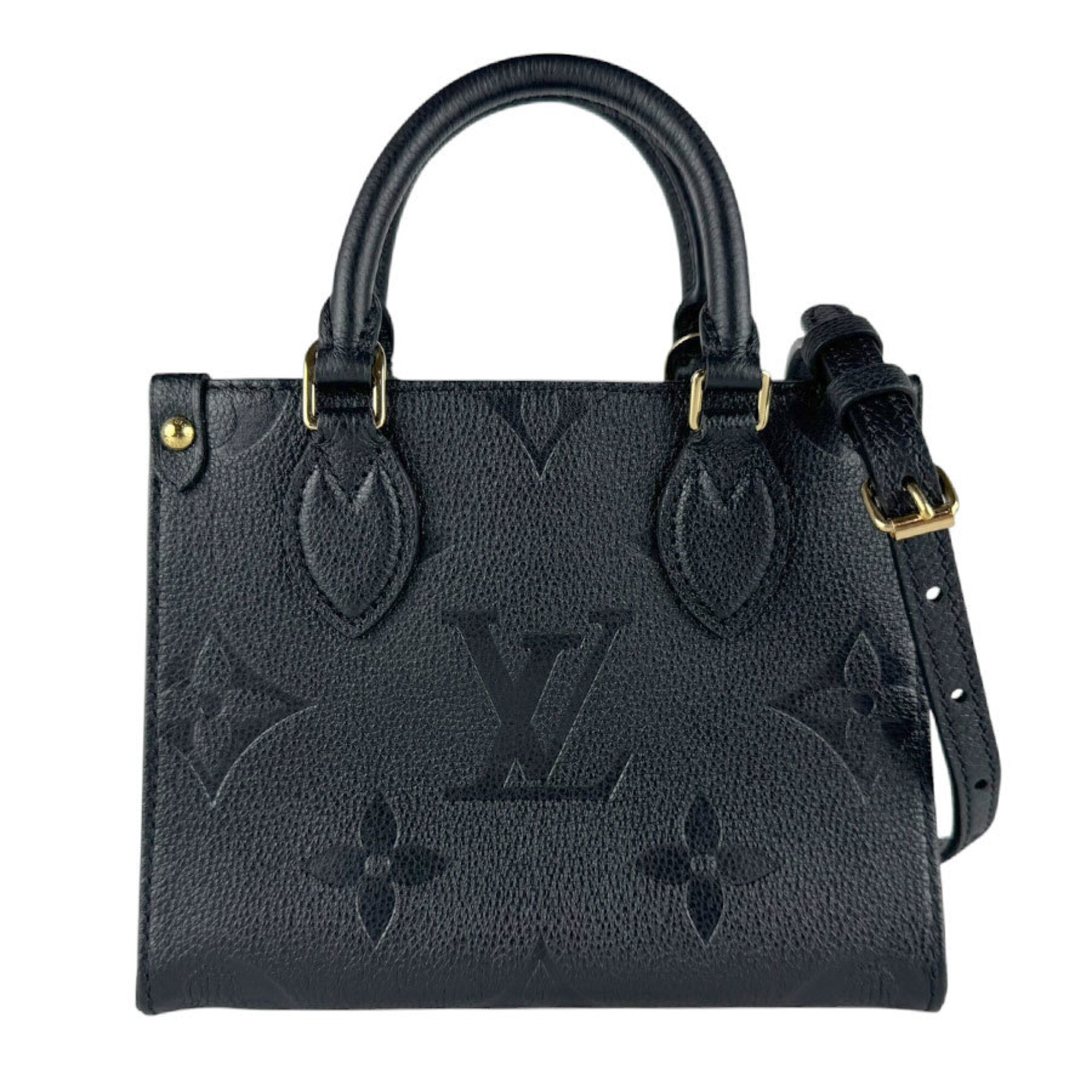 Louis Vuitton Noir Monogram Empreinte Handbag Shoulder Bag (Pre-Owned)