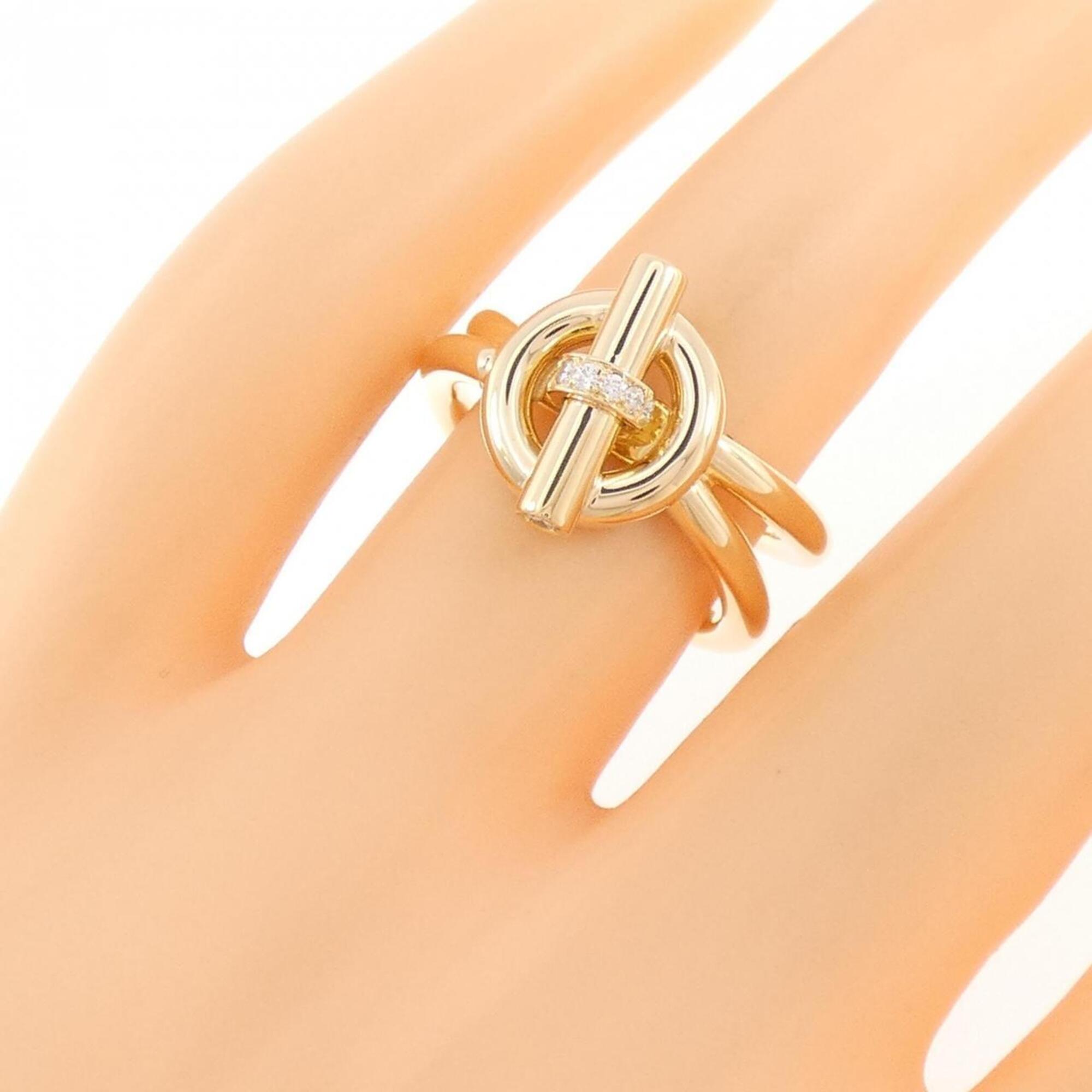 Hermes Yellow Gold (18K) Band Ring (Pre-Owned)