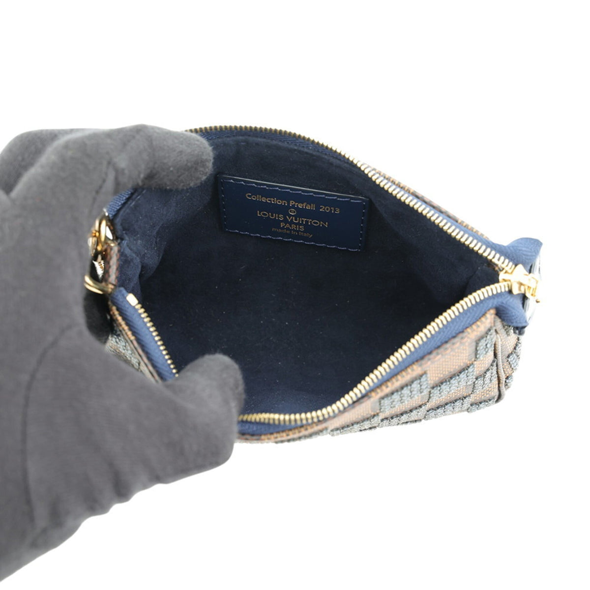 Louis Vuitton Blue Spangles Handbag (Pre-Owned)