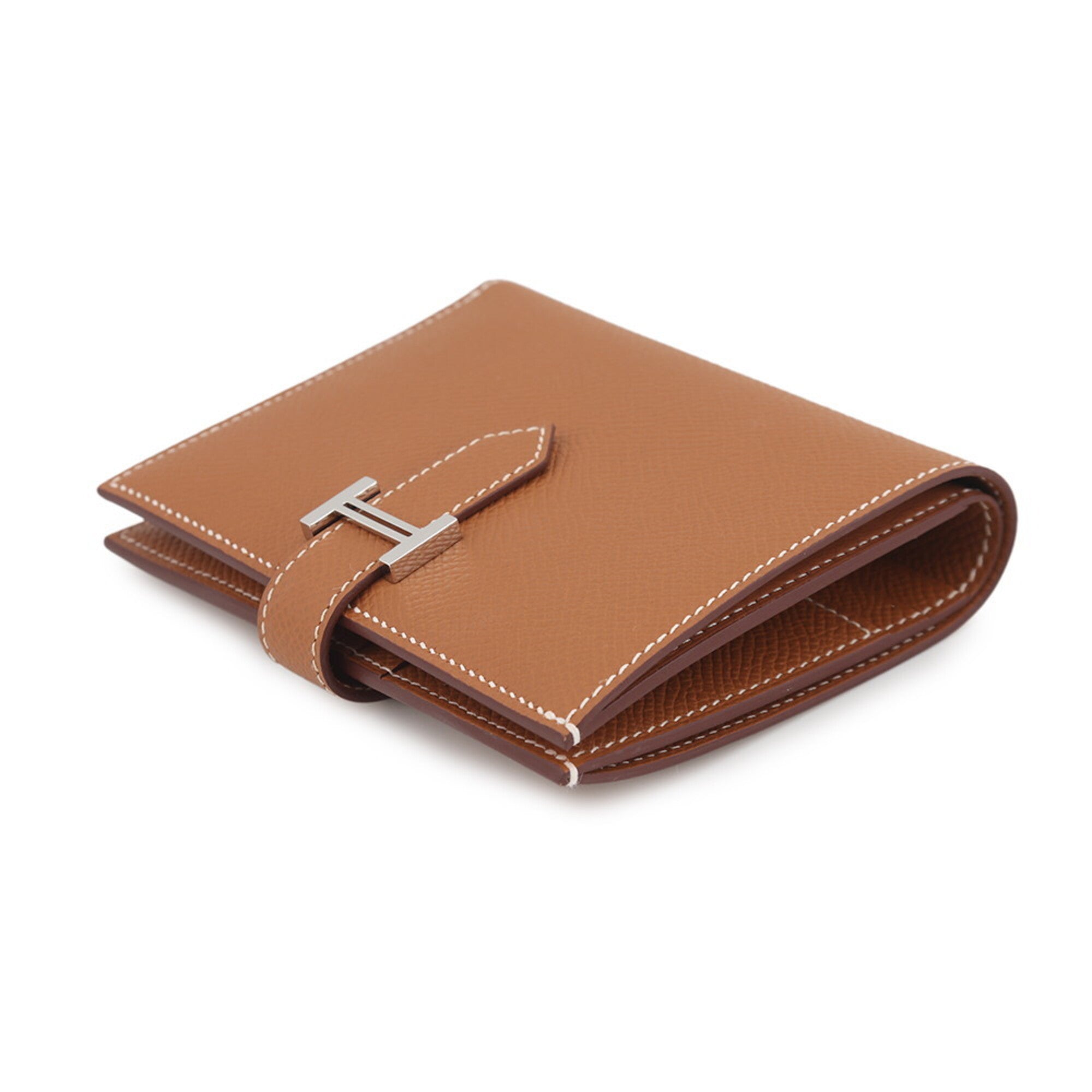 Hermes Gold Epsom Leather Wallet (Bi-Fold) (Pre-Owned)