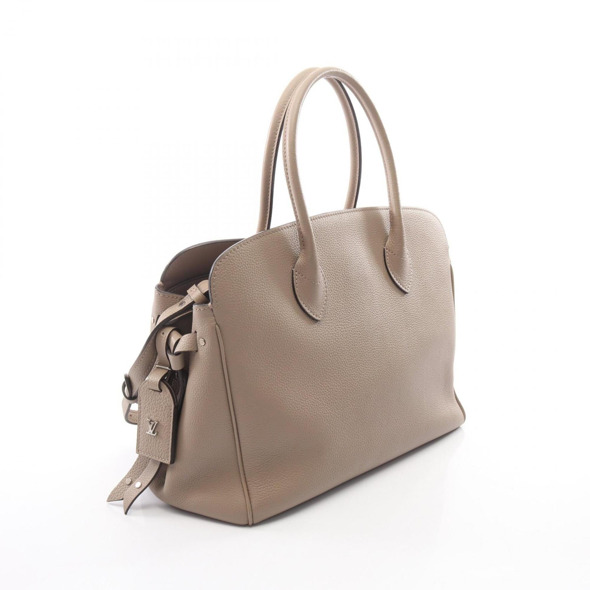 Louis Vuitton Beige Leather Handbag (Pre-Owned)