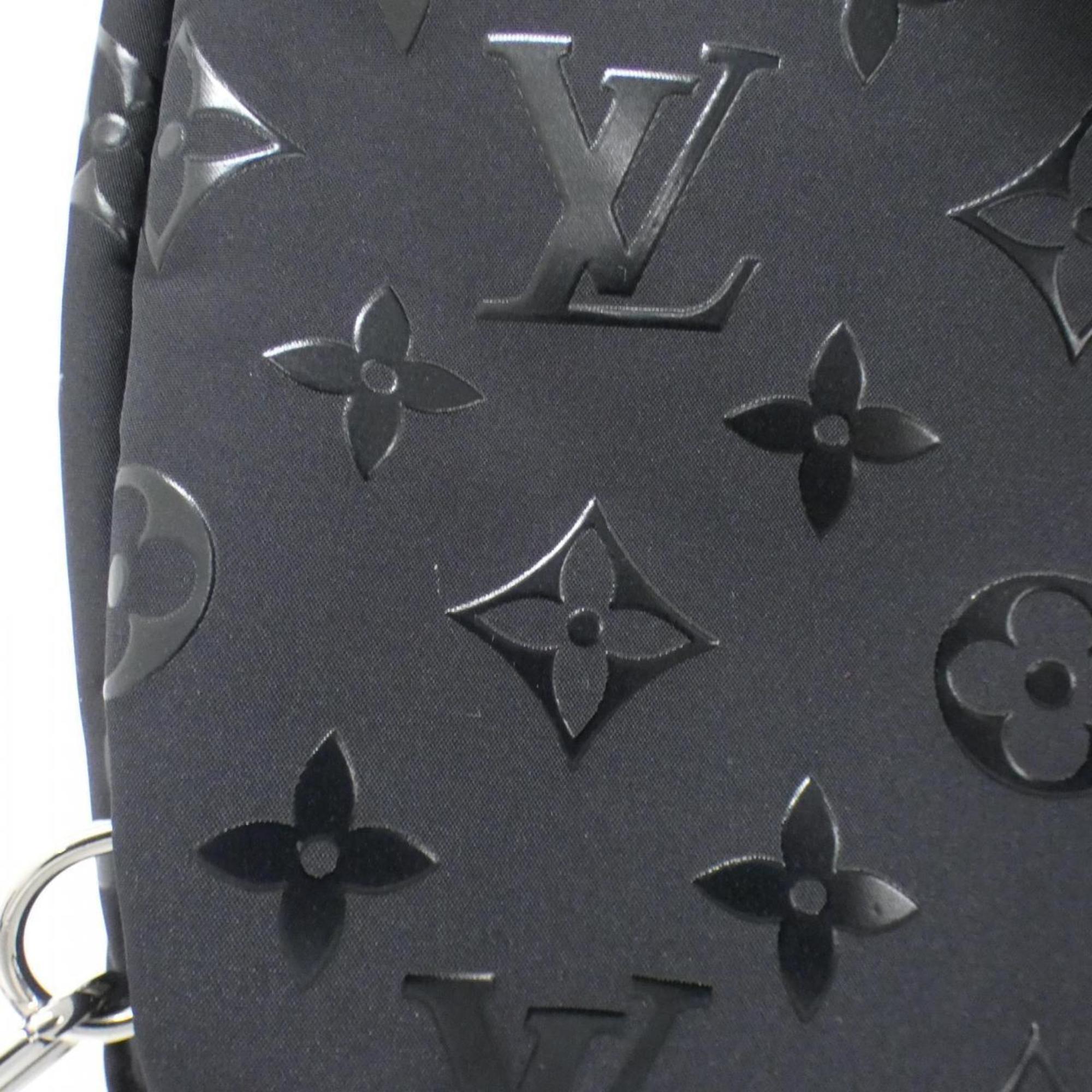 Louis Vuitton Black Nylon Canvas Backpack (Pre-Owned)