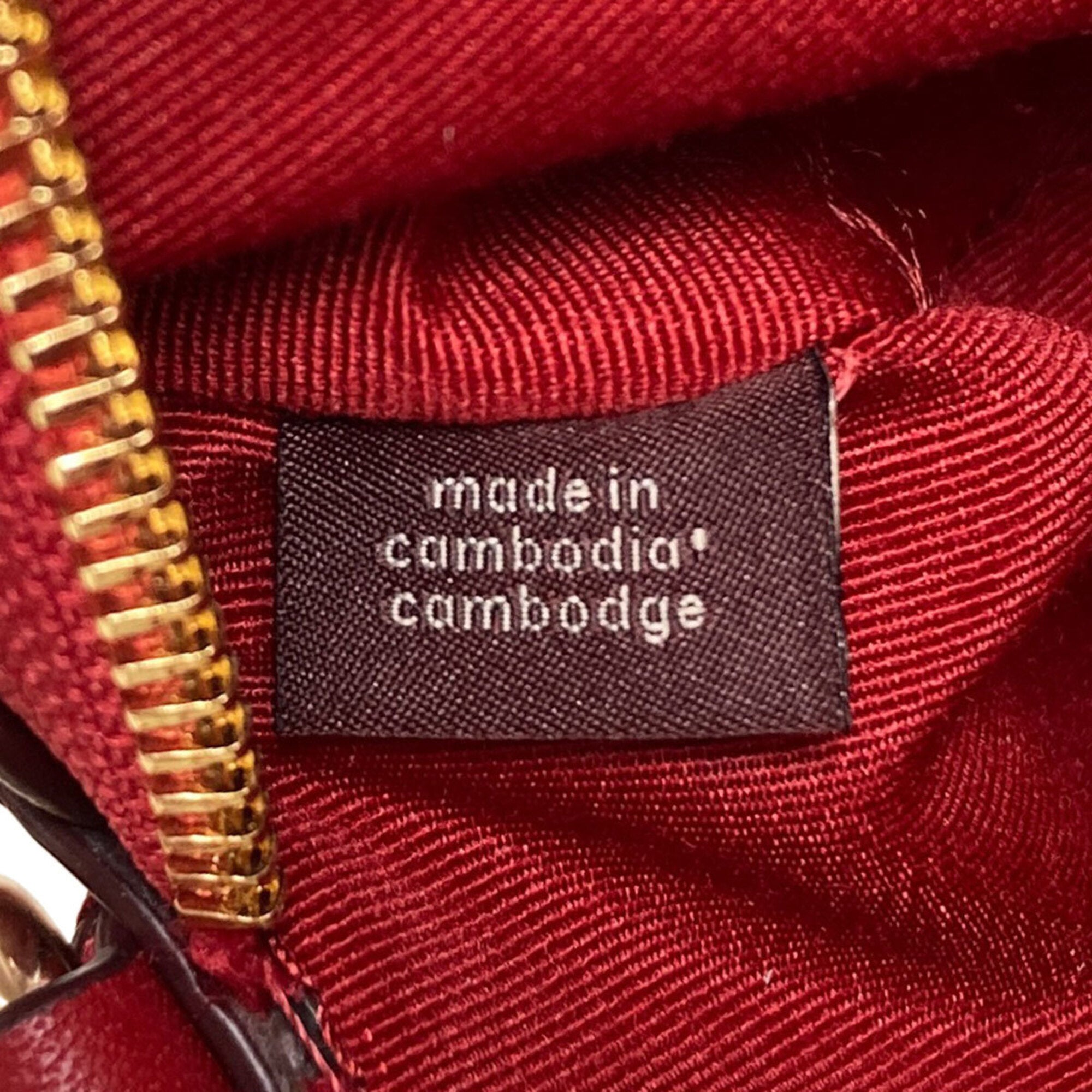 Coach Red Color Pvc Leather Shoulder Bag (Pre-Owned)