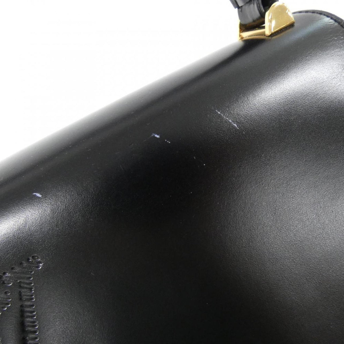 Louis Vuitton Black Leather Handbag (Pre-Owned)