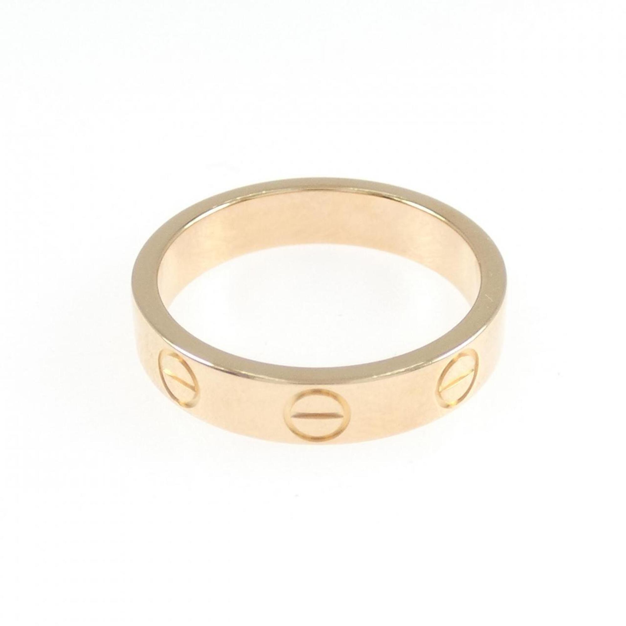 Cartier Love Pink Gold (18K) Band Ring (Pre-Owned)