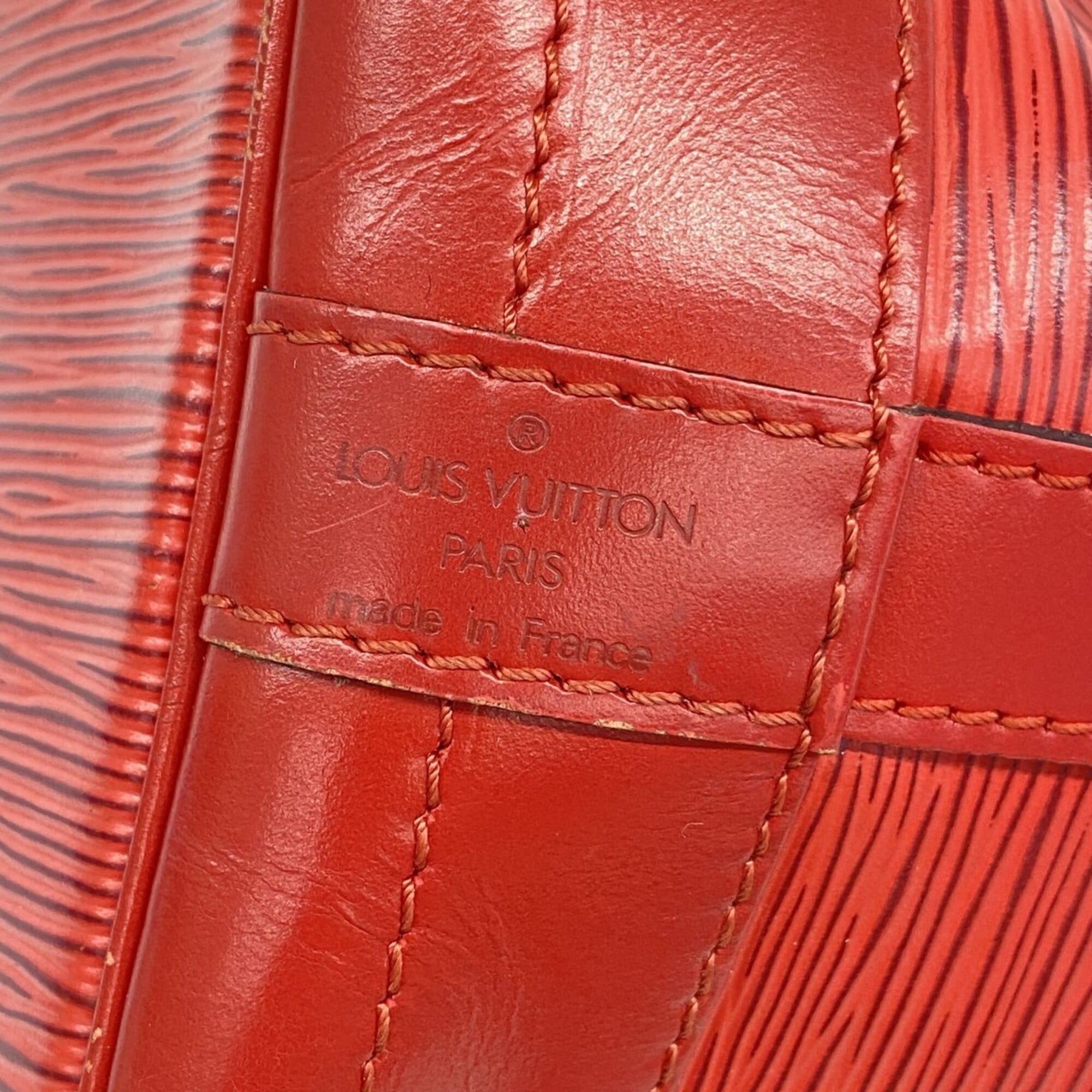 Louis Vuitton Castilian Red Shoulder Bag (Pre-Owned)
