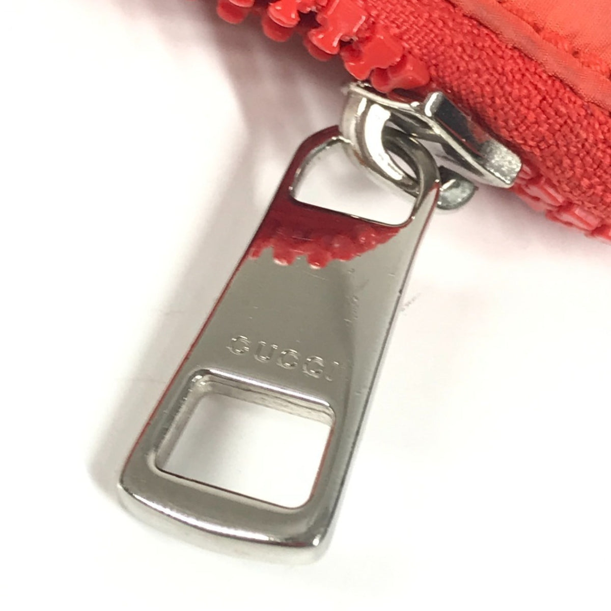 Gucci Orange Nylon Handbag Shoulder Bag Tote Bag (Pre-Owned)