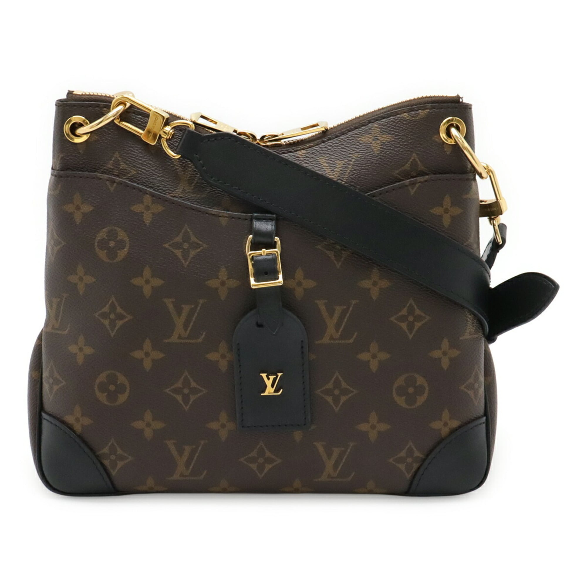 Louis Vuitton Noir Monogram Shoulder Bag (Pre-Owned)