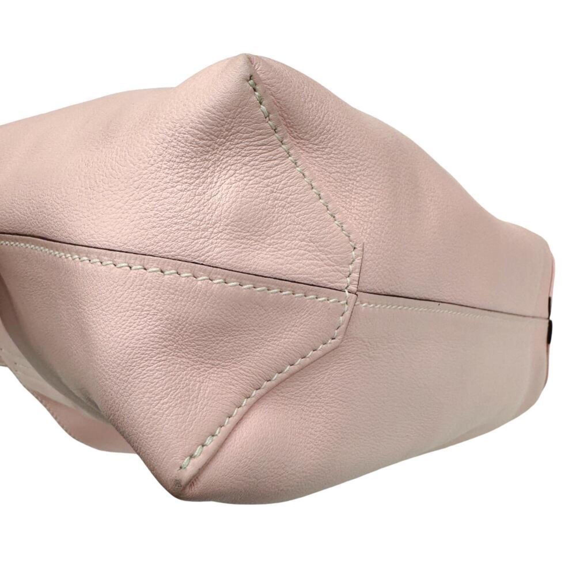 Hermes Rose Sakura Leather Tote Bag (Pre-Owned)