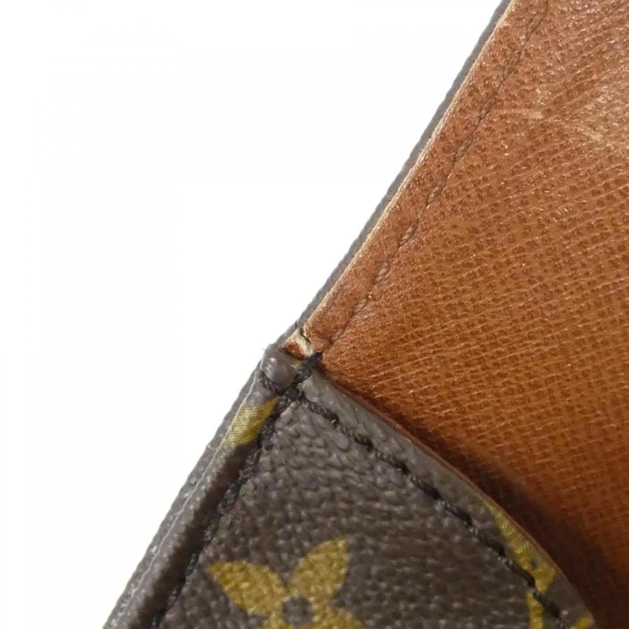 Louis Vuitton Brown Coated Canvas Shoulder Bag (Pre-Owned)