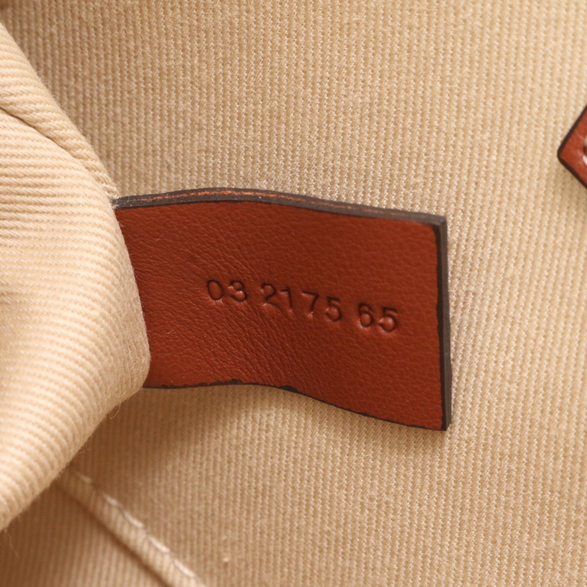 Chloé Beige Leather Canvas Handbag Shoulder Bag Tote Bag (Pre-Owned)