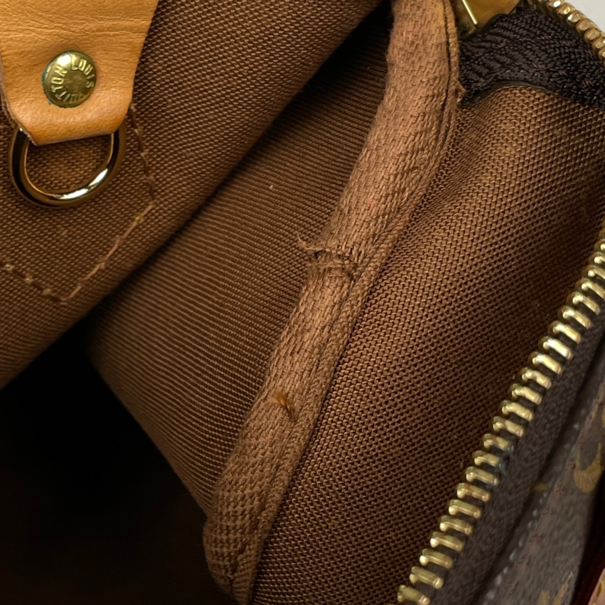 Louis Vuitton Brown Monogram Handbag (Pre-Owned)