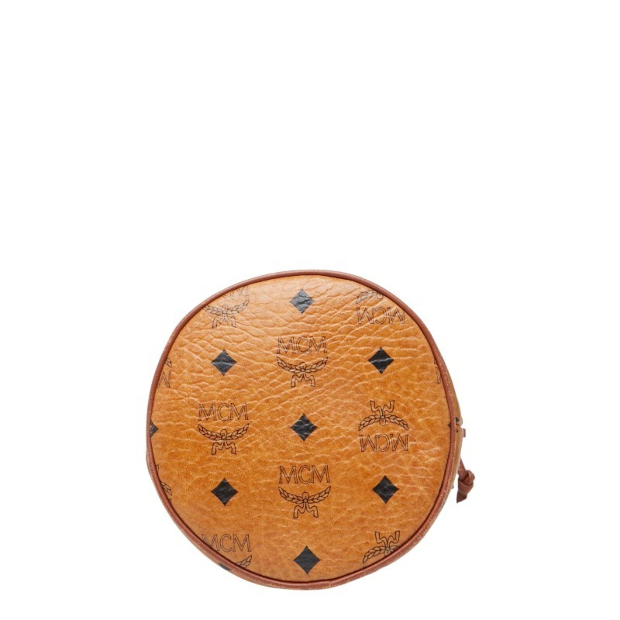 Mcm Brown Pvc Leather Shoulder Bag (Pre-Owned)