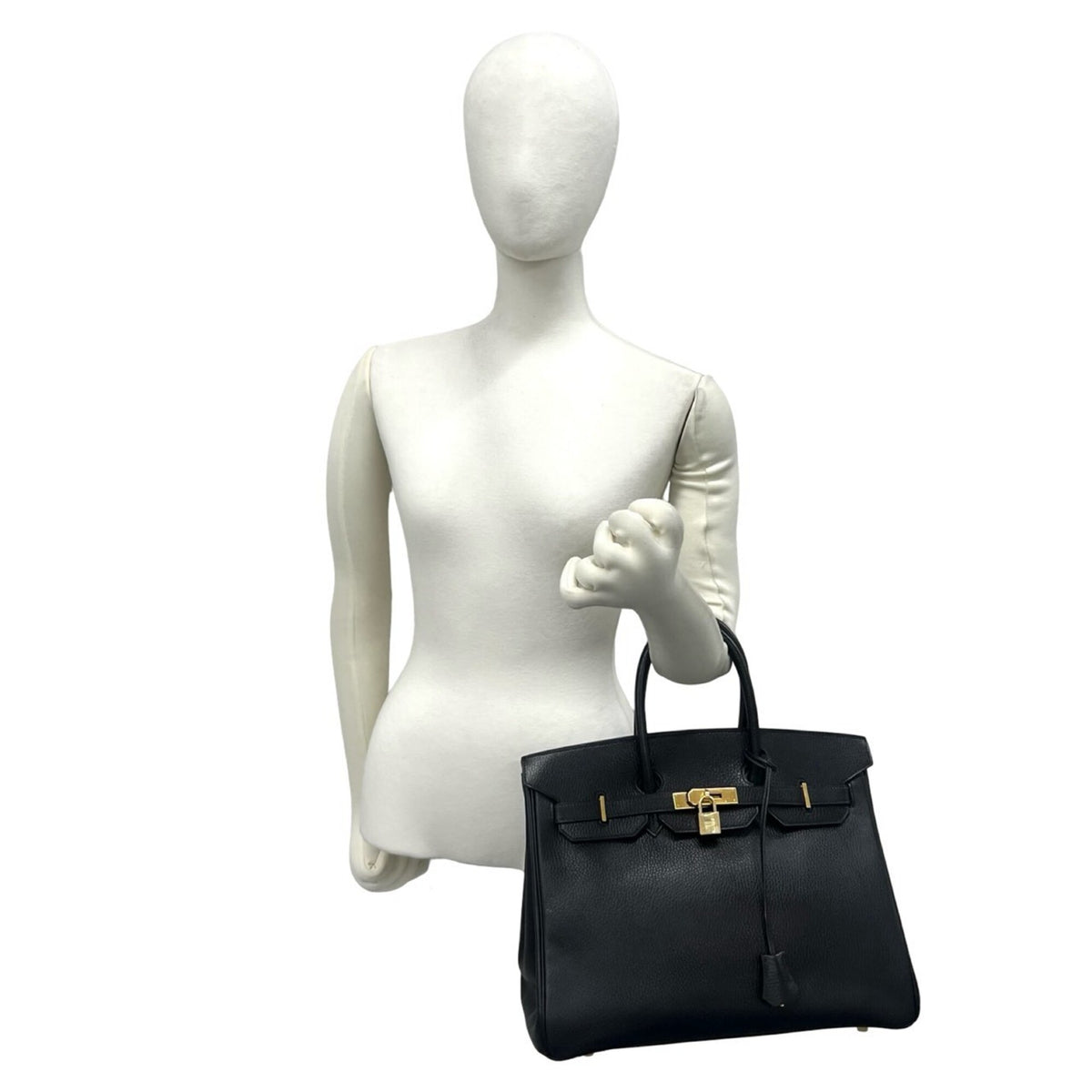 Hermes Black Ardennes Leather Handbag (Pre-Owned)