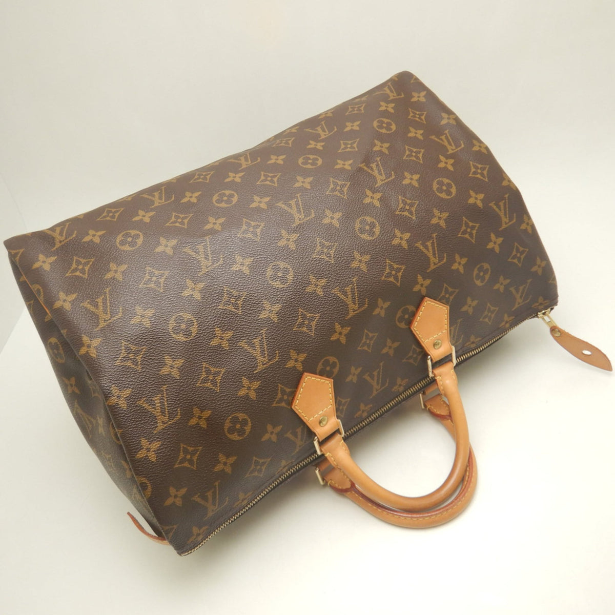 Louis Vuitton Brown Monogram Canvas Boston Bag Handbag (Pre-Owned)