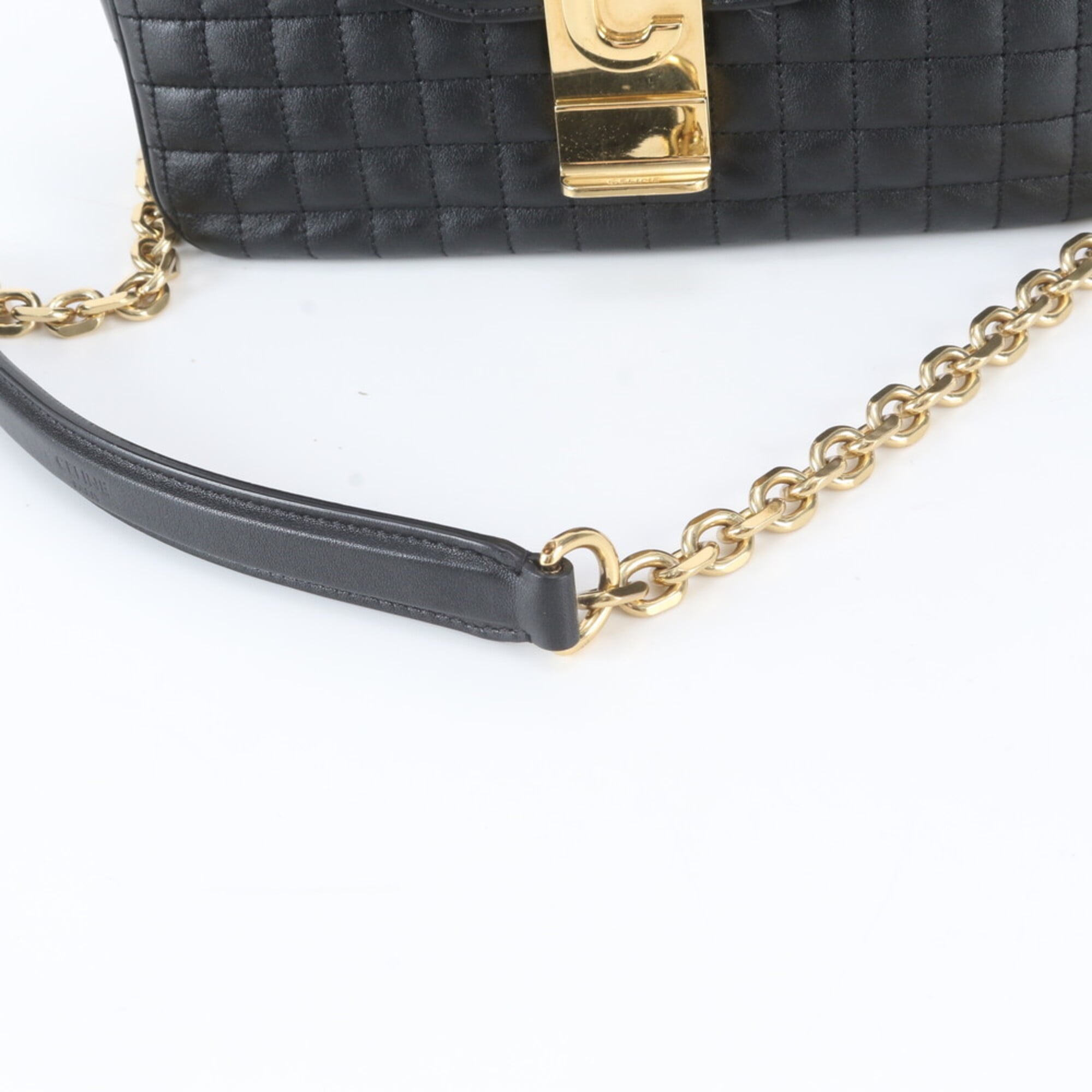 Celine Black Leather Shoulder Bag (Pre-Owned)
