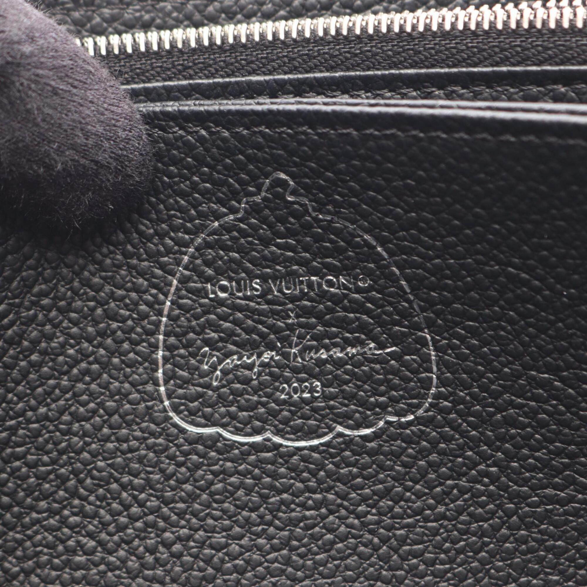 Louis Vuitton Black Noir White Monogram Empreinte Leather Long Wallet (Bi-Fold) (Pre-Owned)
