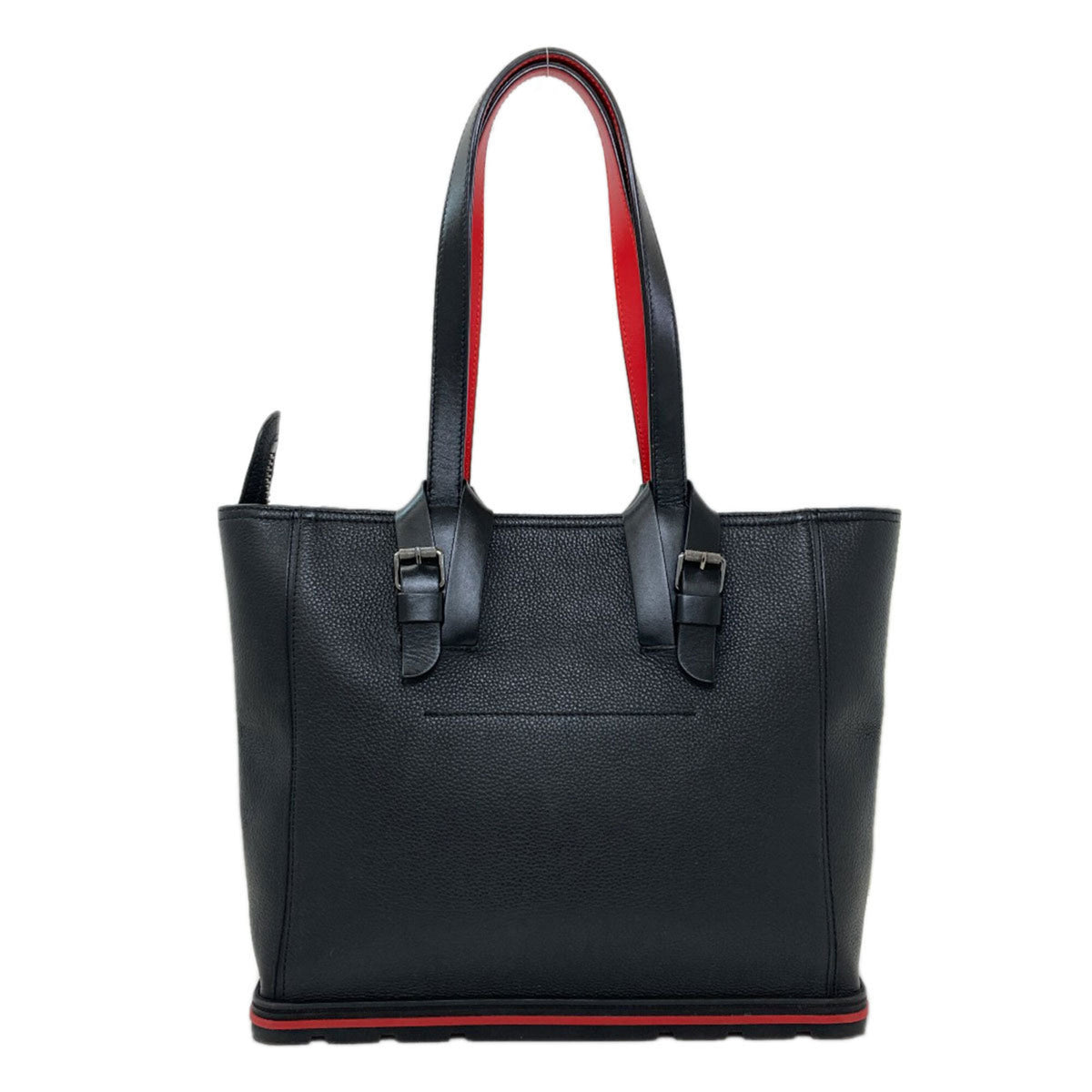Christian Louboutin Black Leather Tote Bag (Pre-Owned)
