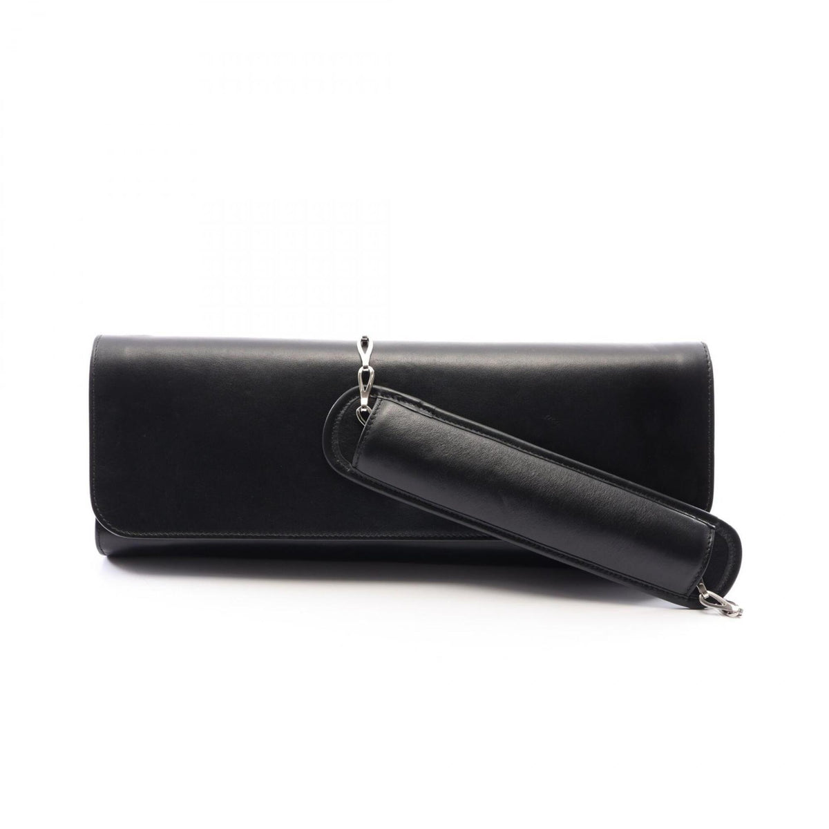 Balenciaga Black Leather Handbag Shoulder Bag (Pre-Owned)