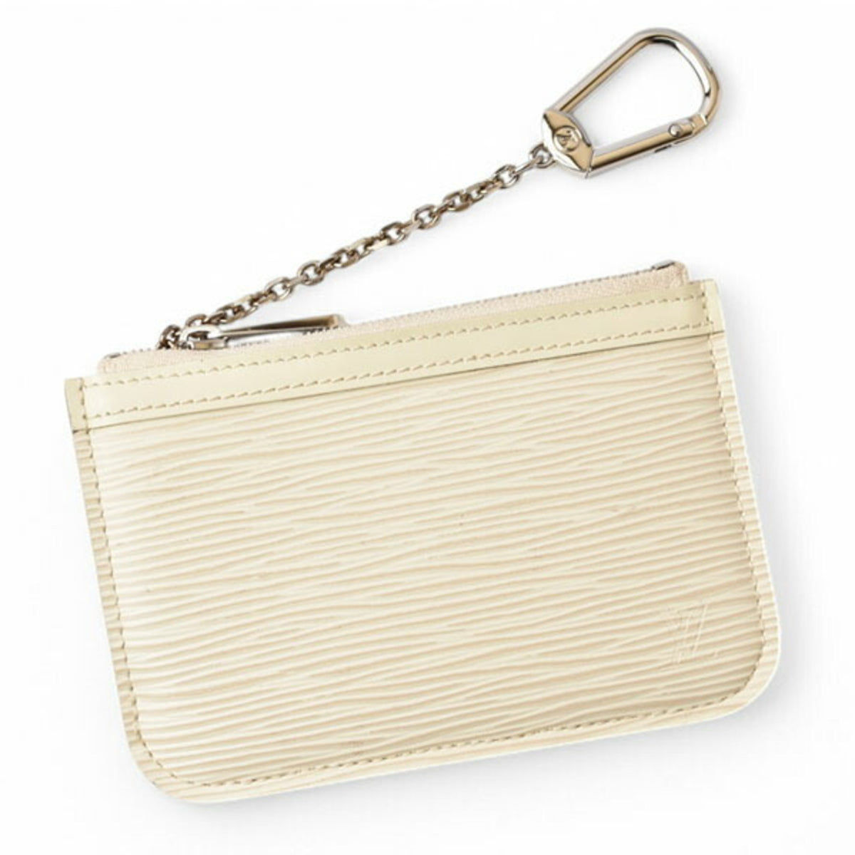 Louis Vuitton Lv Off White Off-White Leather Coin Purse/Coin Case (Pre-Owned)