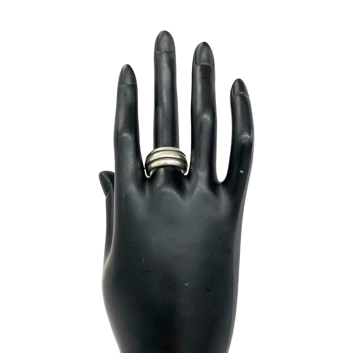 Tiffany Silver Silver 925 Band Ring (Pre-Owned)