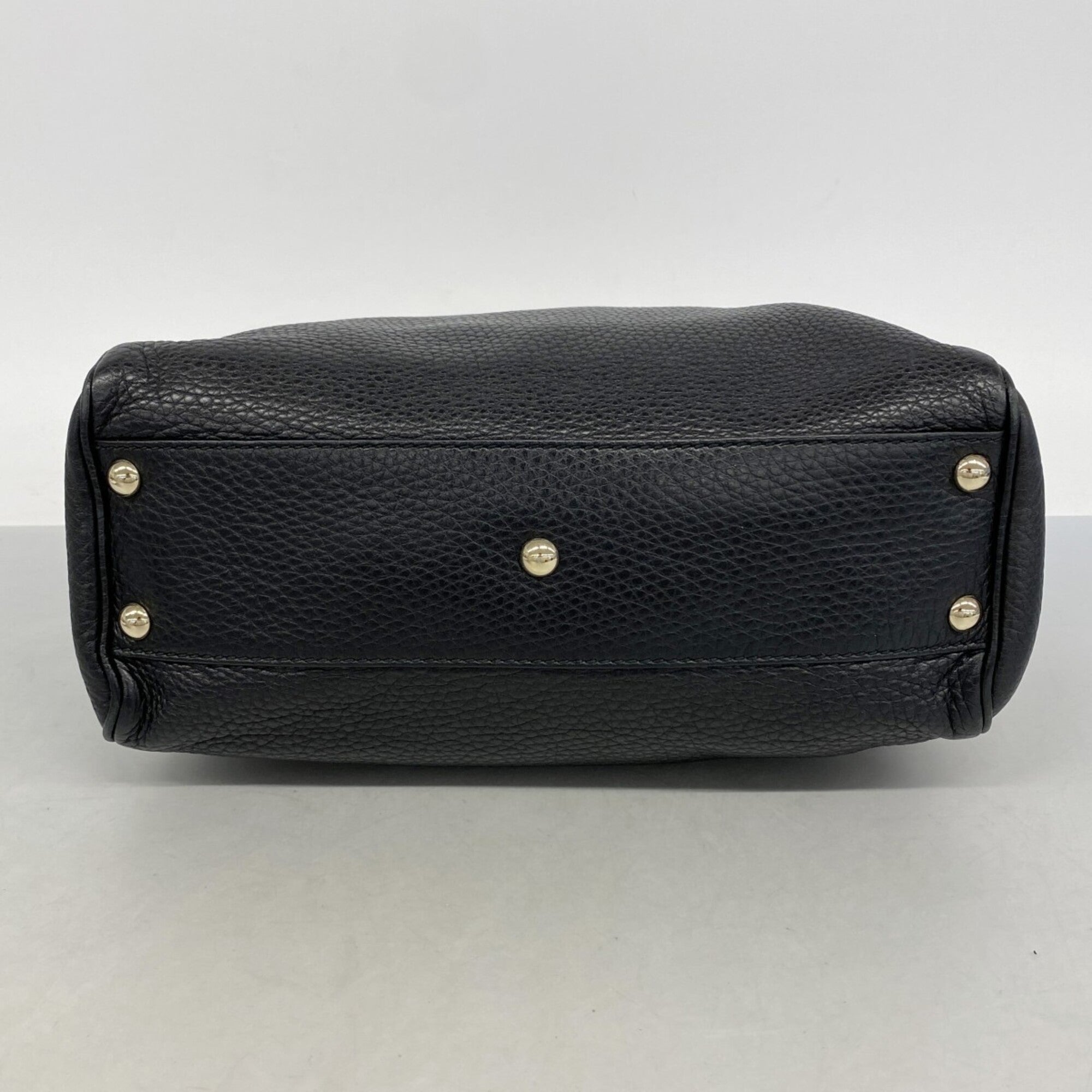 Gucci Black Leather Handbag (Pre-Owned)