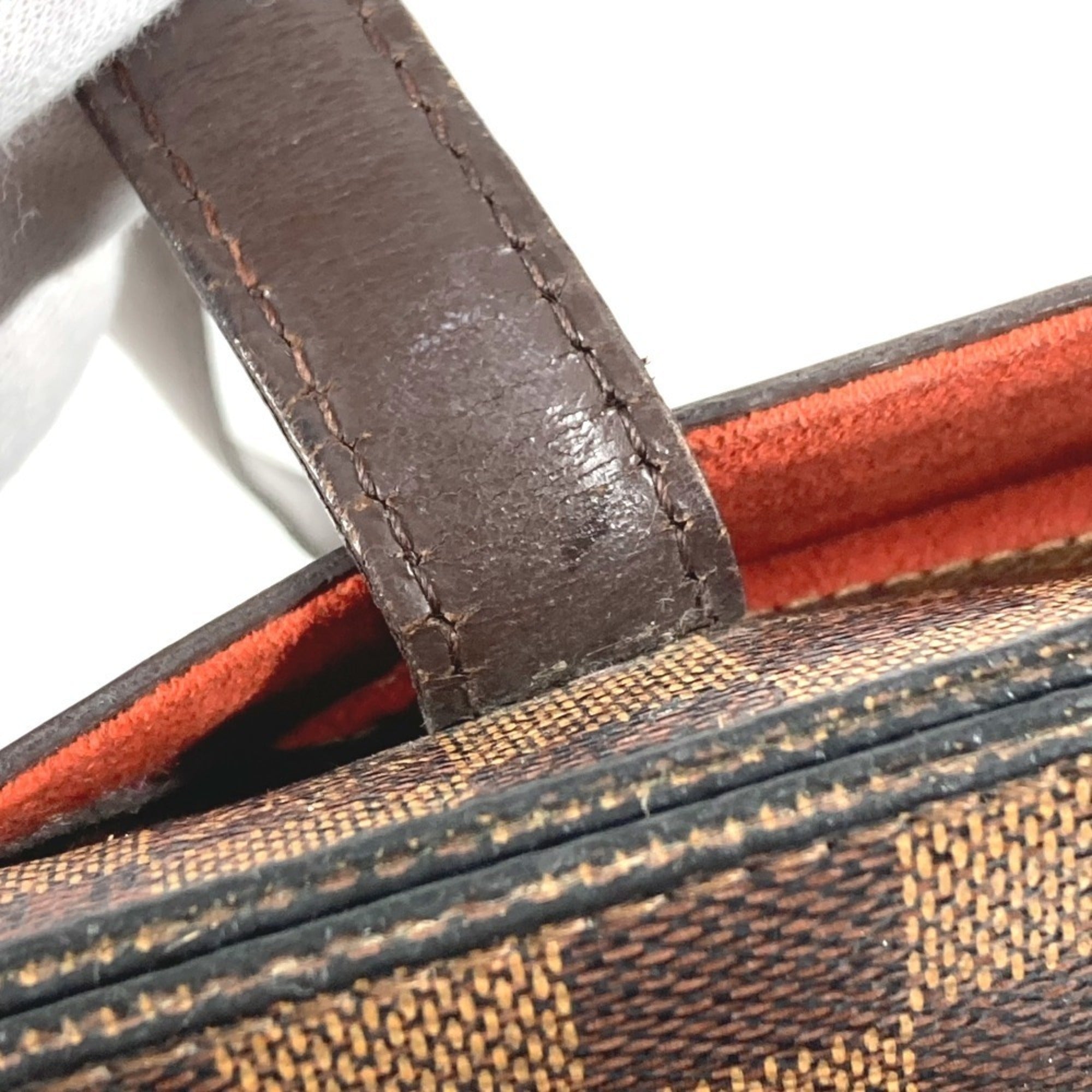 Louis Vuitton Brown Damier Canvas Shoulder Bag Tote Bag (Pre-Owned)