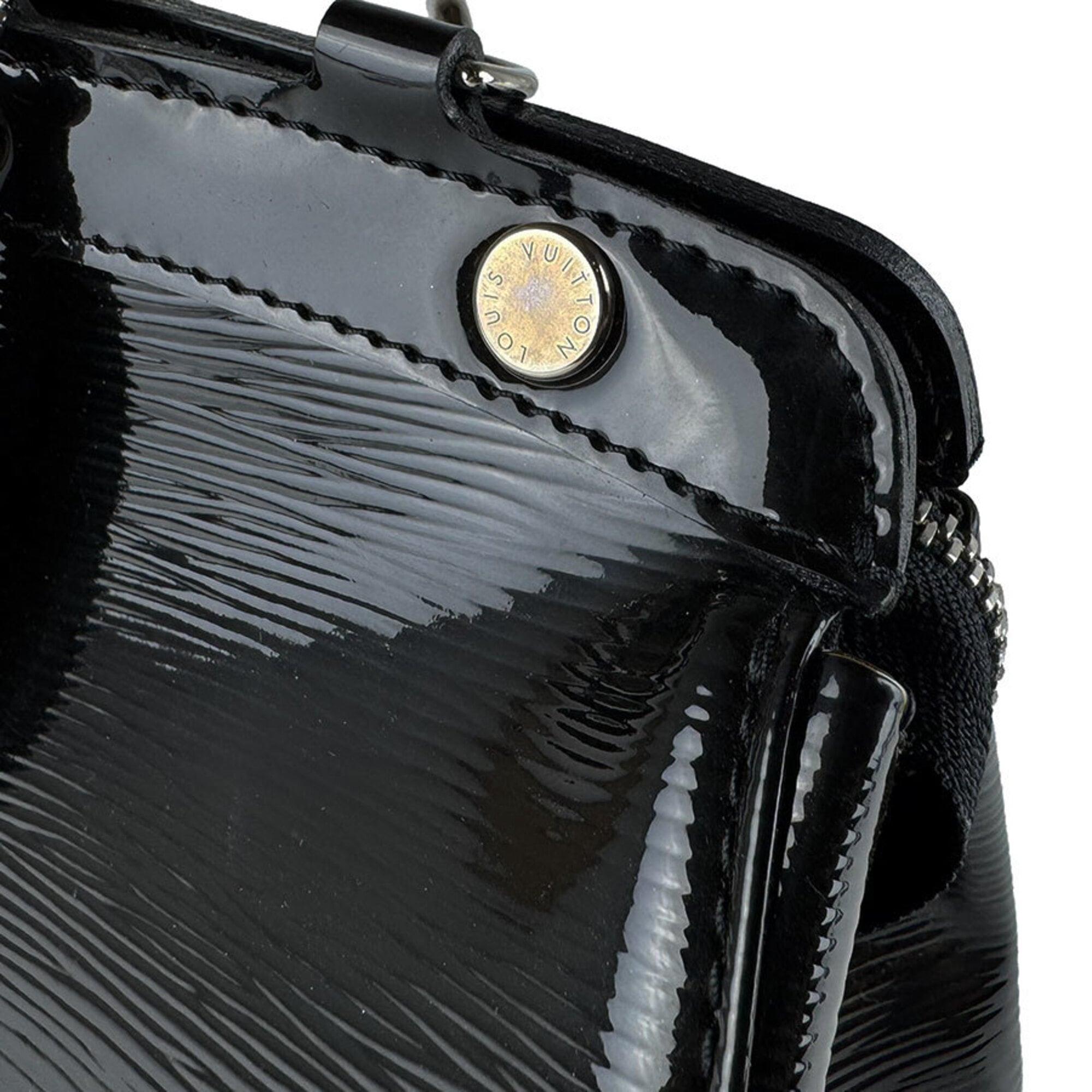 Louis Vuitton Noir Handbag Shoulder Bag (Pre-Owned)