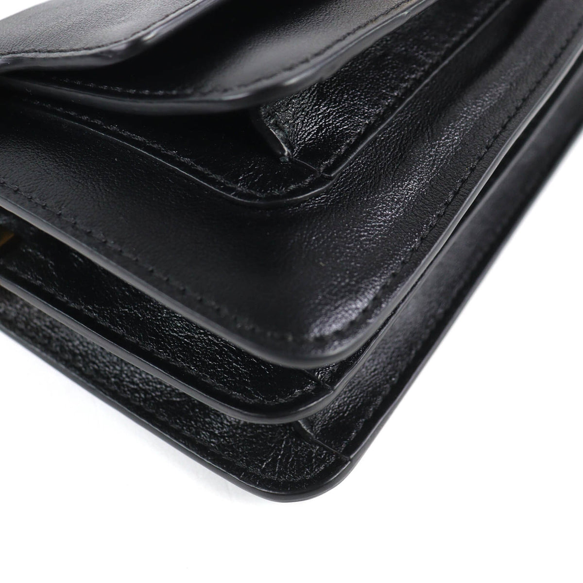 Marni Black Leather Shoulder Bag (Pre-Owned)